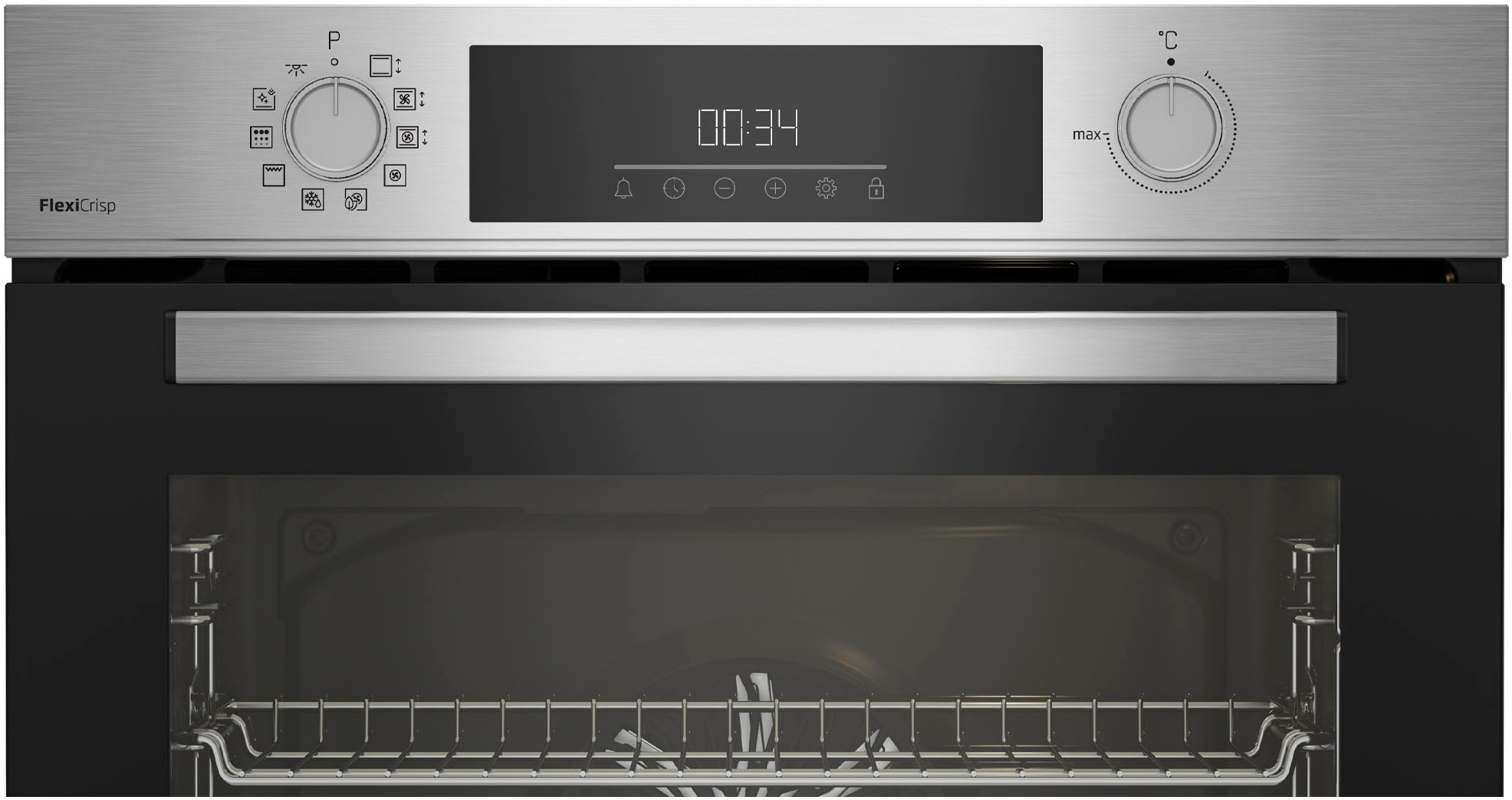 BEKO Backofen-Set »BBSM12320XMPEF« mit 1-fach-Teleskopauszug Pyrolyse-Selbstreinigung