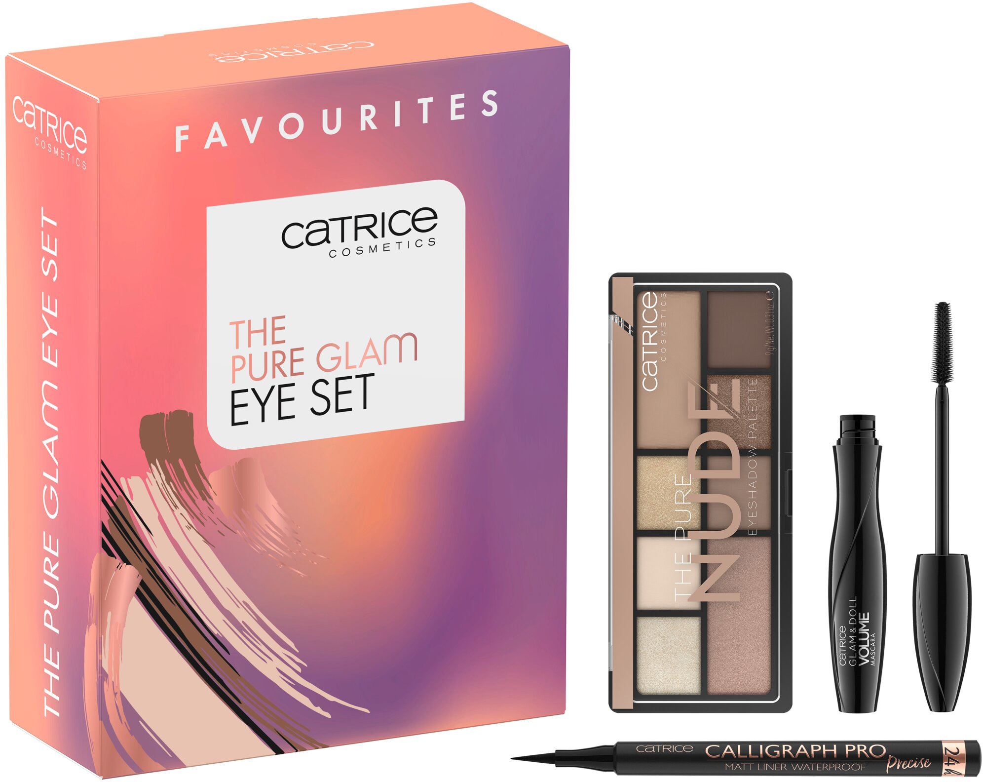 Catrice Augen-Make-Up-Set »The Pure Glam Lidschattenpalette Set«, bestellen und 3 Eyeliner tlg.), bei online mit vegan OTTO (Set, Mascara, Eye