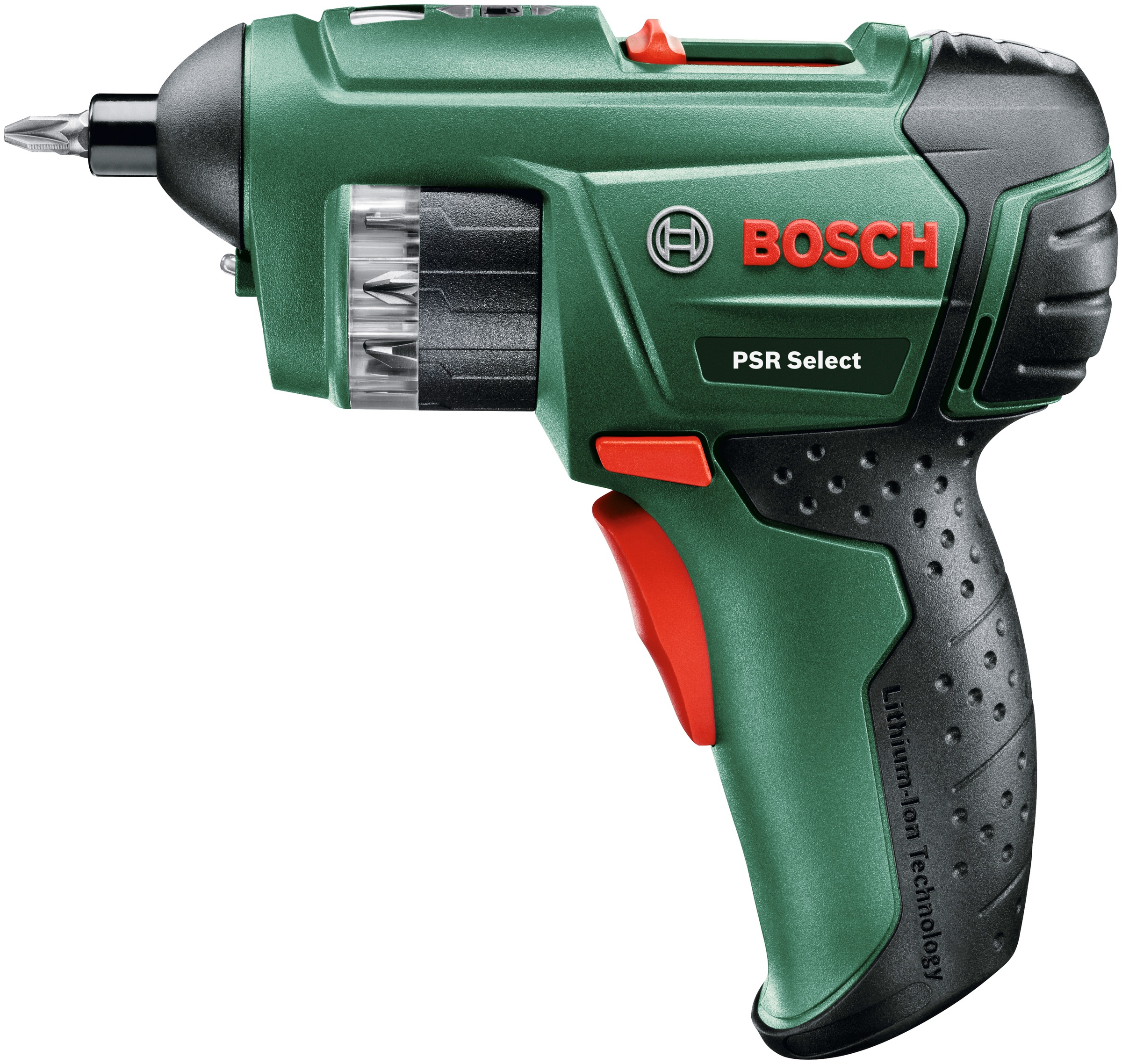 Bosch Home & Garden Akku-Bohrschrauber »PSR Select«, (Set), mit Mikro USB Lader und integriertem Bit-Set