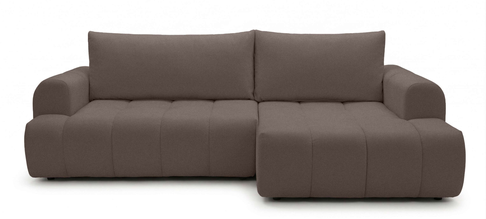 OTTO home Ecksofa »LIOORA Schlafsofa mit Bettkasten, Breite 265 cm, Verlässliche Qualität« L-Form mit Bettfunktion und Bettkasten, Recamiere rechts/links