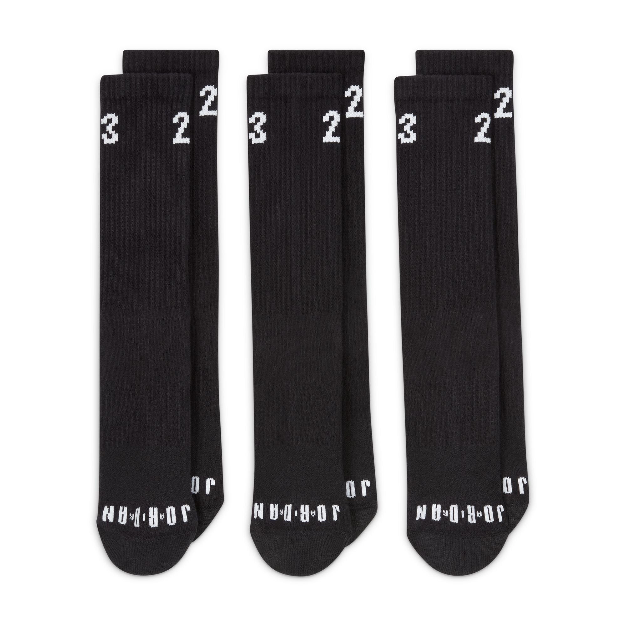 Nike Funktionssocken »U J ESSENTIAL CREW 3PR - 144« für sportliche Aktivitäten, mit Dämpfung, stützende Passform