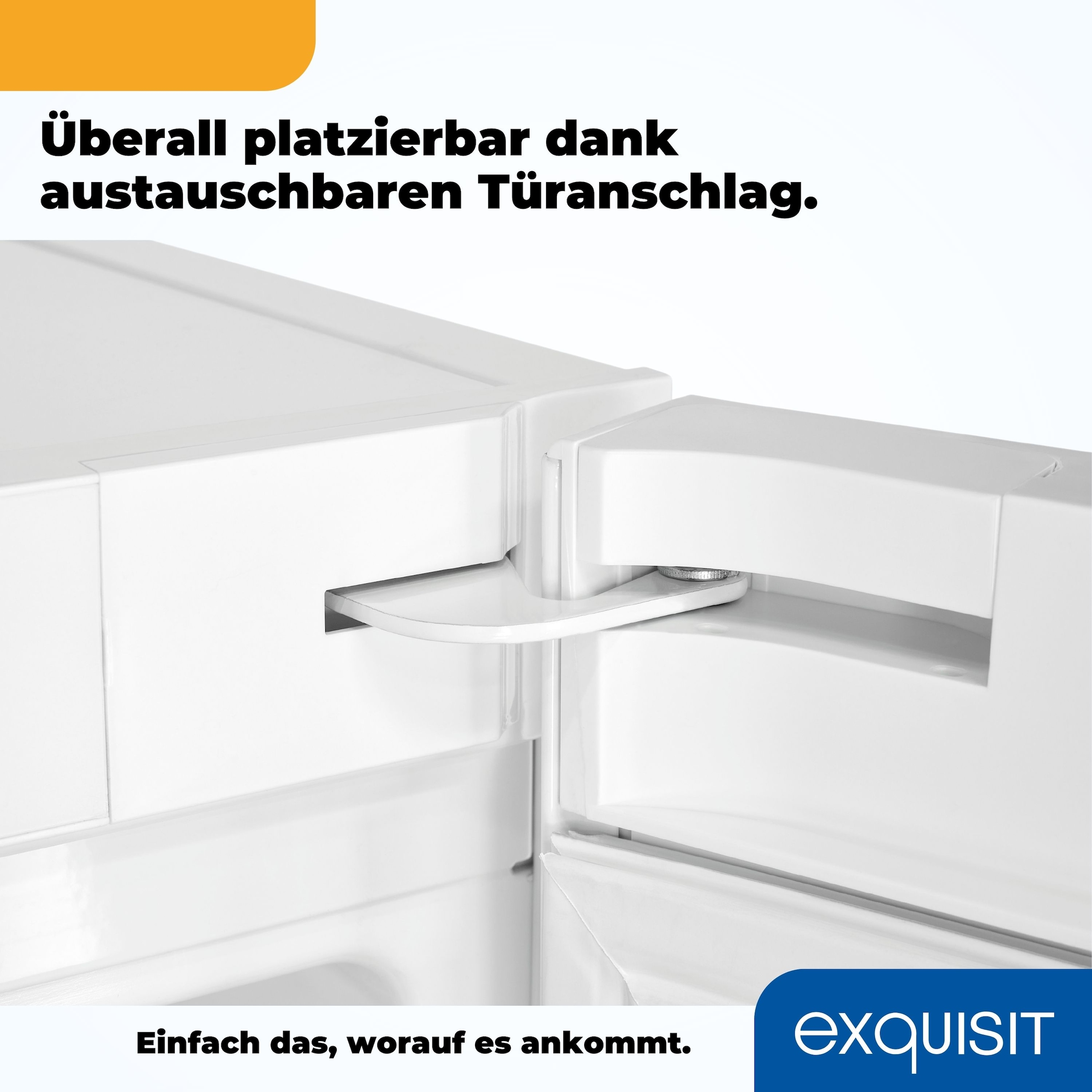 exquisit Getränkekühlschrank »GKS31-V-H-280E weiss«