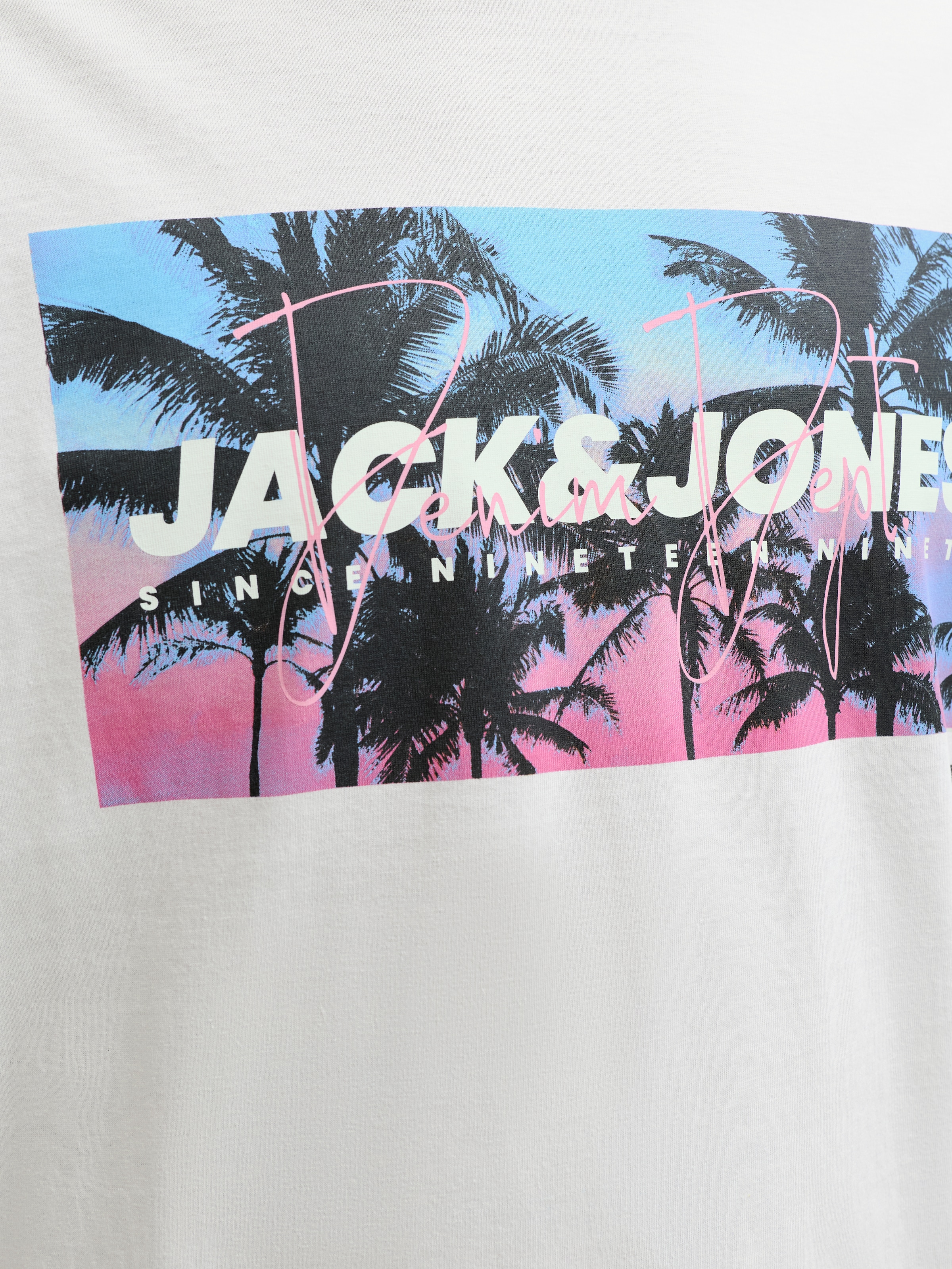 Jack & Jones Rundhalsshirt »JJINDIANA TEE SS CREW NECK«