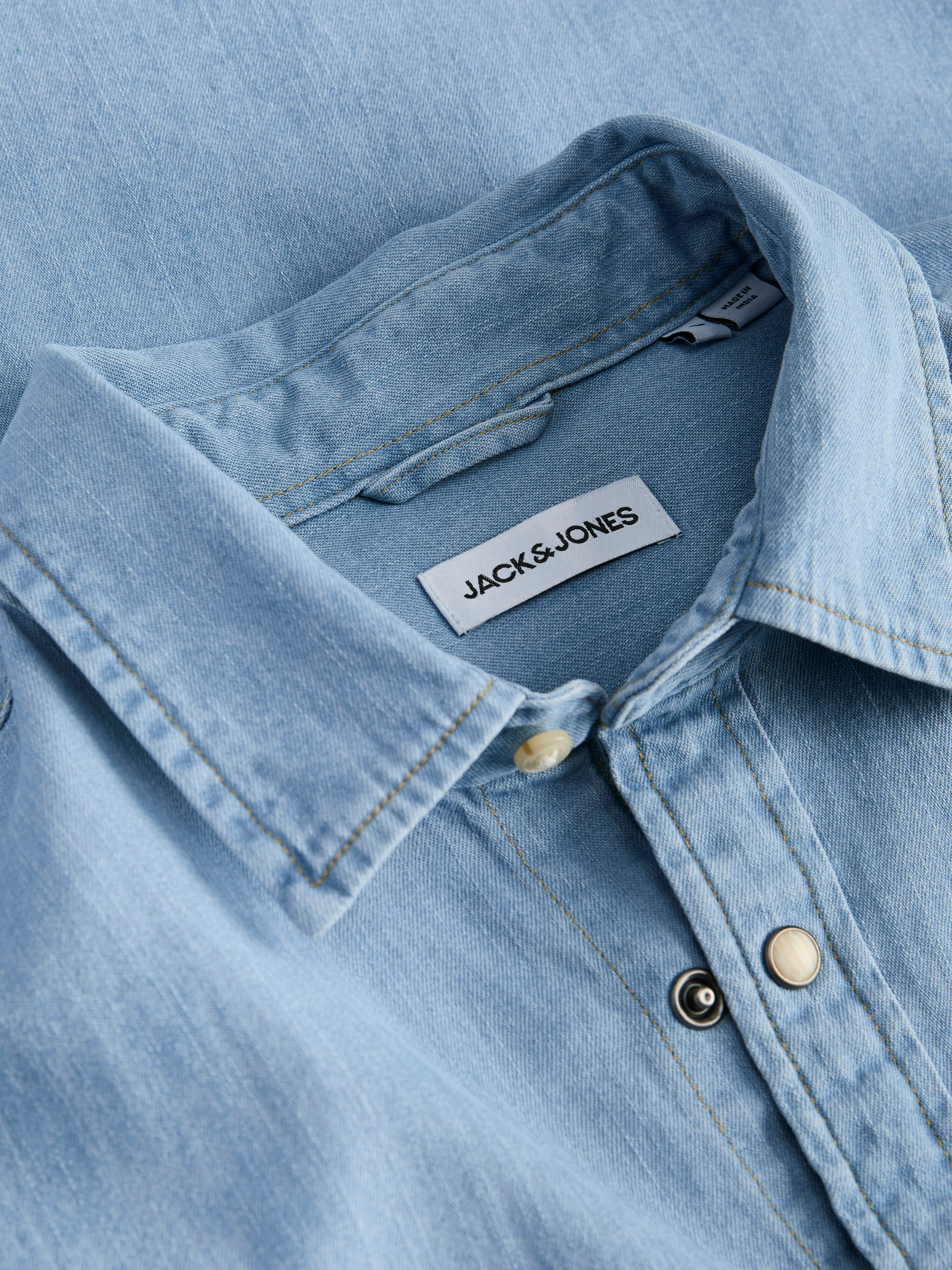 Jack & Jones Langarmhemd »JJESHERIDAN SHIRT L/S NOOS« mit angesetzter Brusttasche