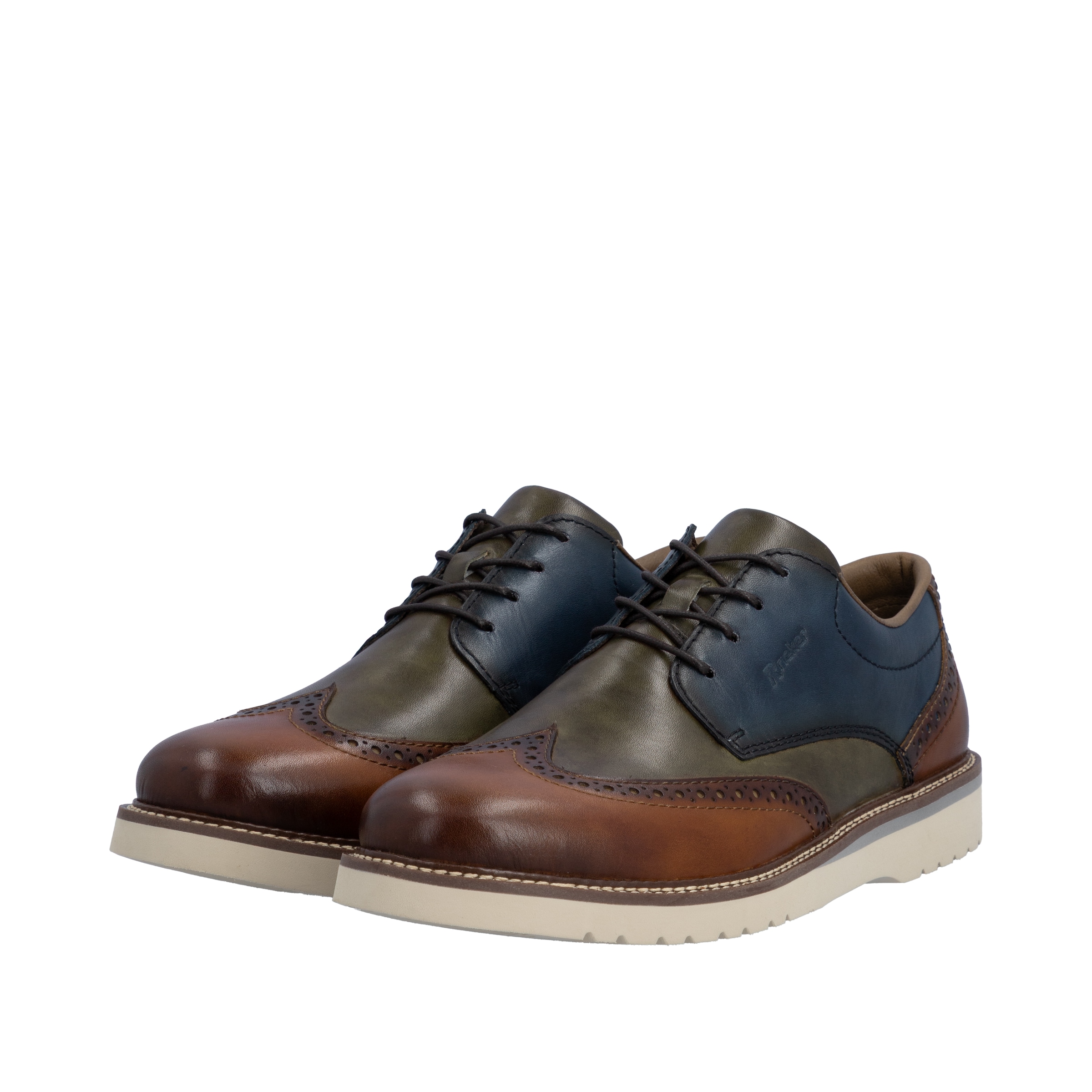 Rieker Schnürschuh  Schnürschuh, Business-Schnürer, Lyralochung, in bequemer Form
