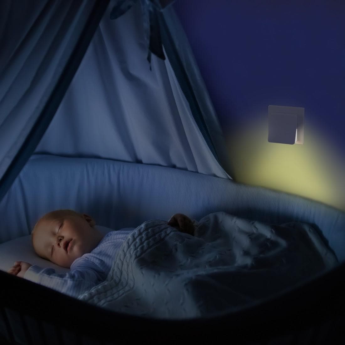 Hama LED Nachtlicht »Nachtlicht und mit Dämmerungssensor, kaufen Anwendung Babys warmen OTTO Shop für Kinder, für energiesparende Licht, IP im Online Steckdose 20«, Erwachsene
