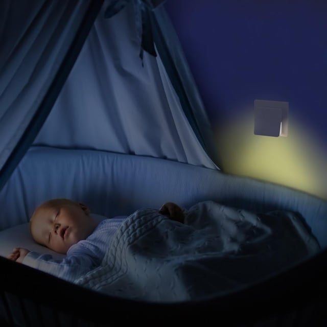 Hama LED Nachtlicht »Nachtlicht für Steckdose mit warmen Licht,  Dämmerungssensor, IP 20«, für Kinder, Babys und Erwachsene, energiesparende  Anwendung kaufen im OTTO Online Shop