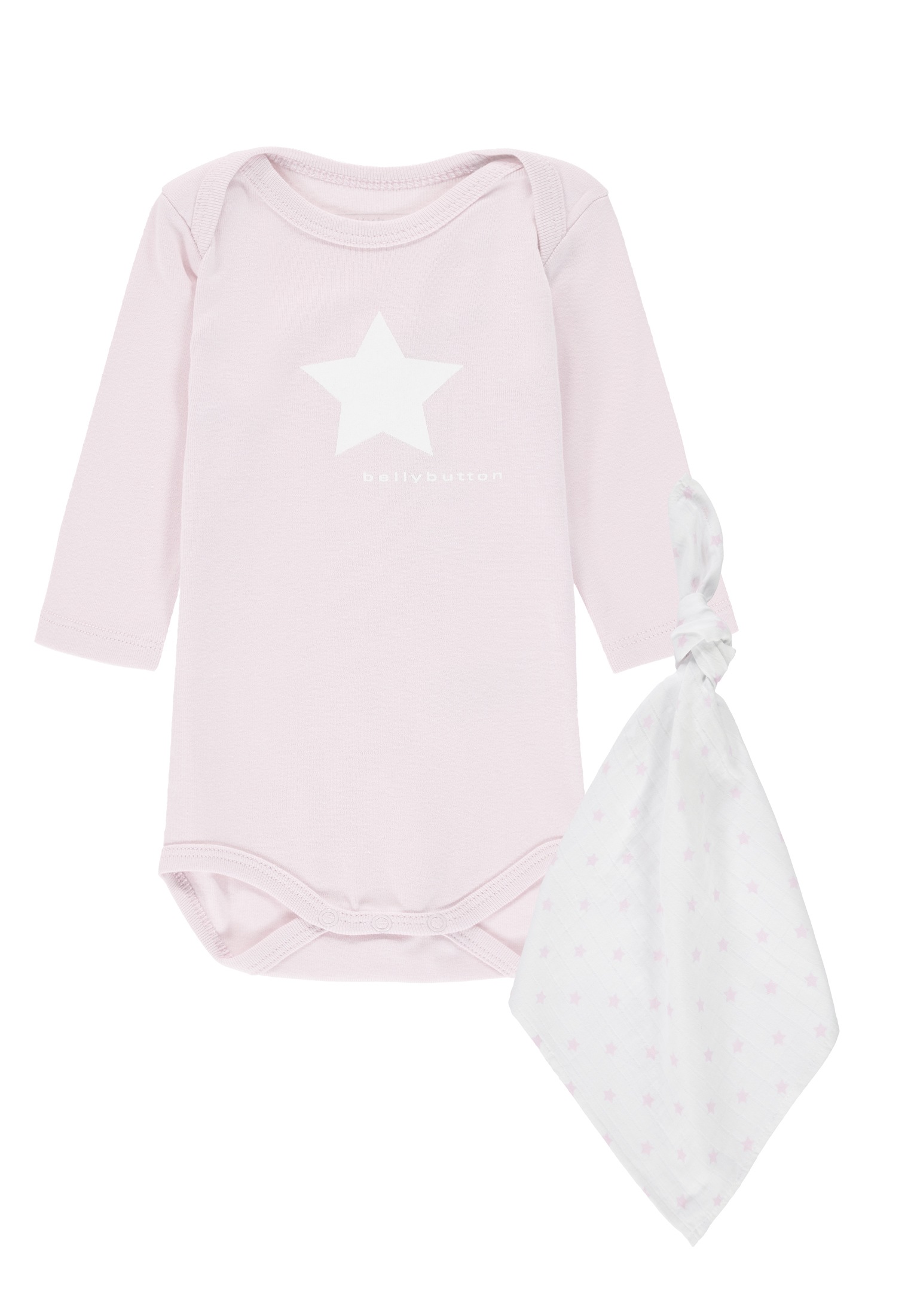 Bellybutton Set: Geschenkset: Body langarm + Stofftuch