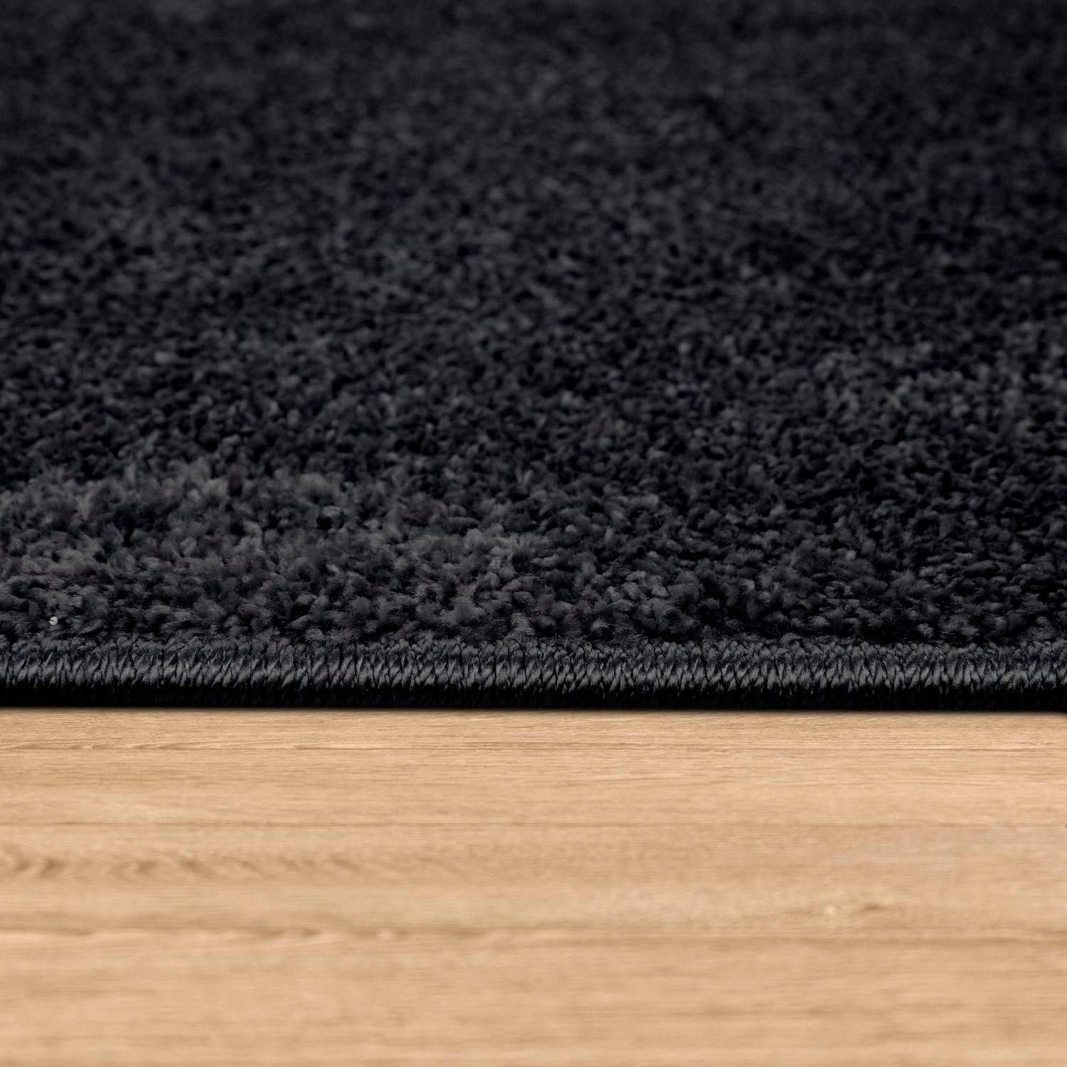 Paco Home Teppich »Porto 890« rechteckig 13 mm Höhe Kurzflor, Uni-Farben, ideal im Wohnzimmer & Schlafzimmer