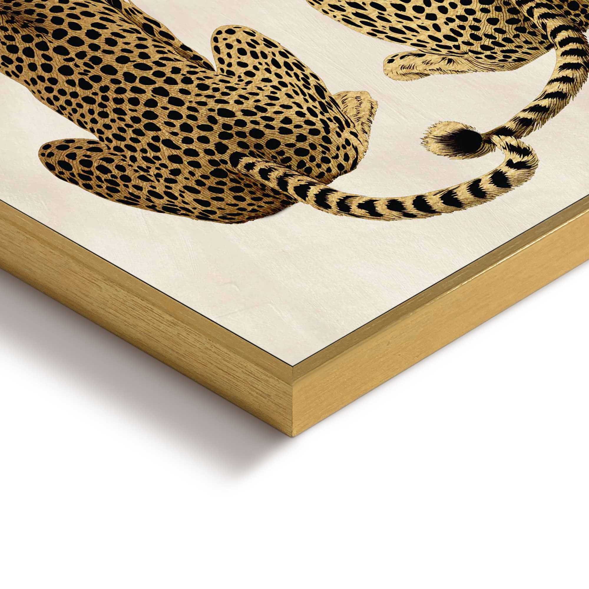Reinders! Poster »Loving Cheetas«, Hobbyraum - Gelb - MDF - Tiere - 30x40 cm