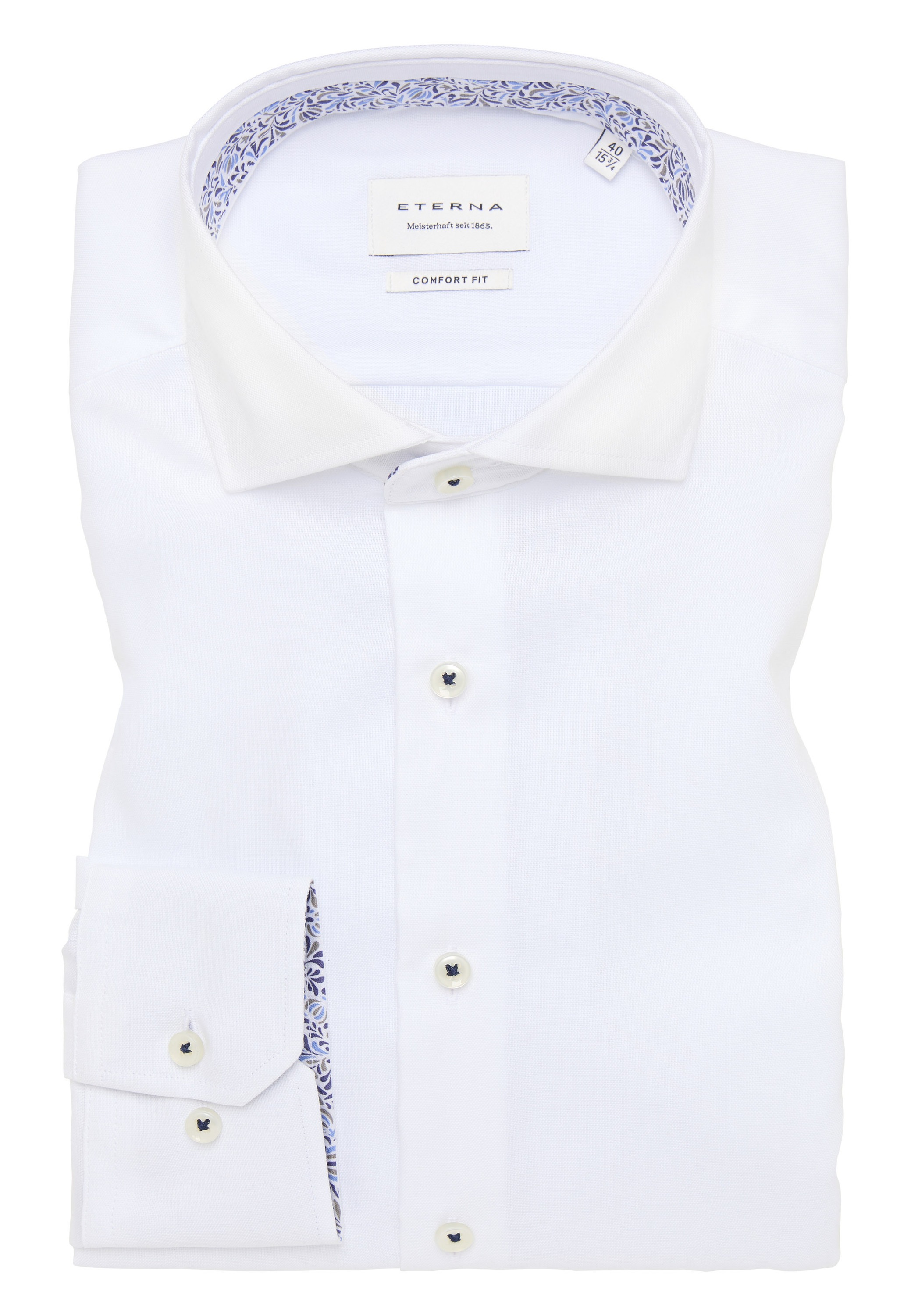 Eterna Langarmhemd »COMFORT FIT«, NON IRON (bügelfrei)