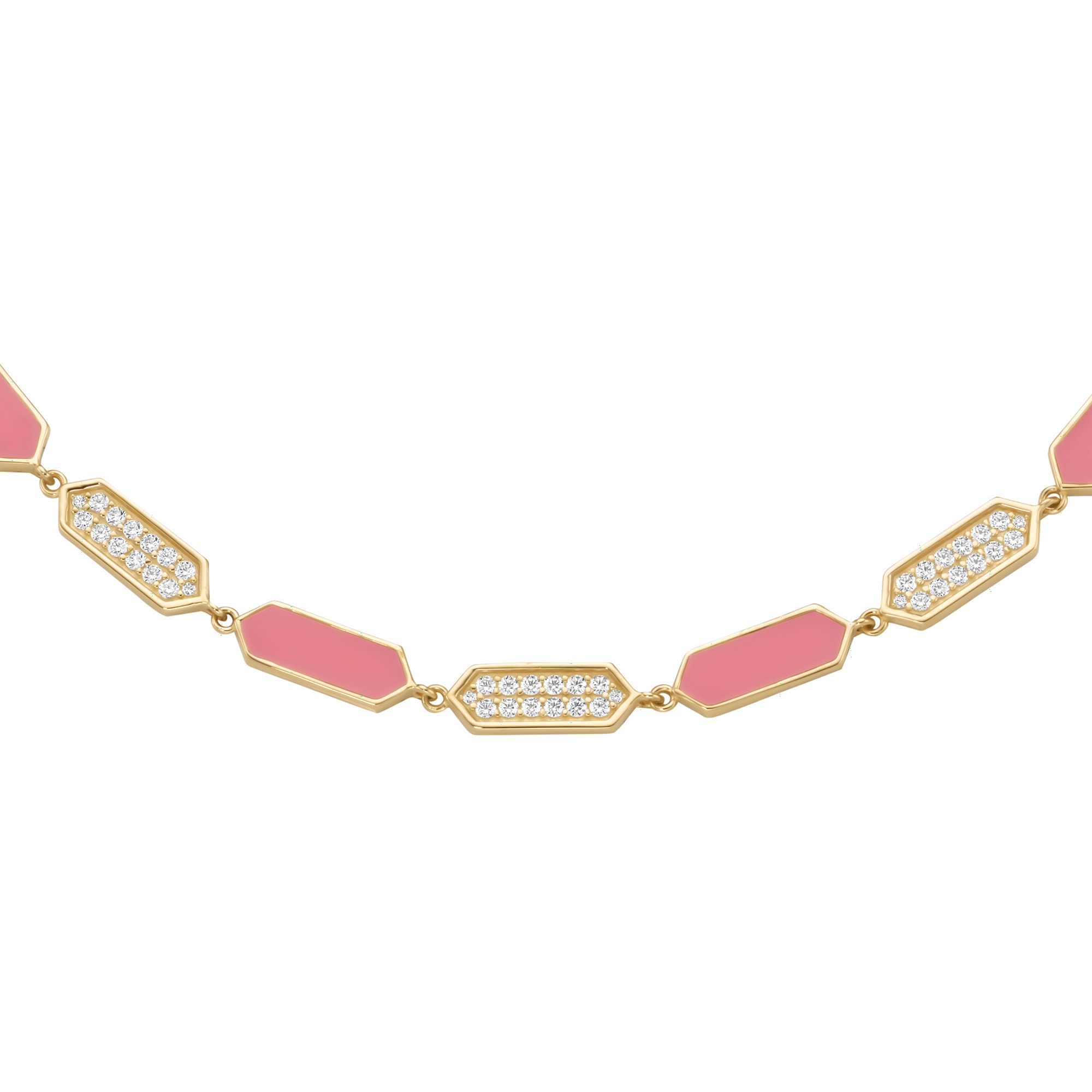 GIORGIO MARTELLO MILANO Collier »Collier mit Emaille-Einlagen und Zirkonia, Silber 925«