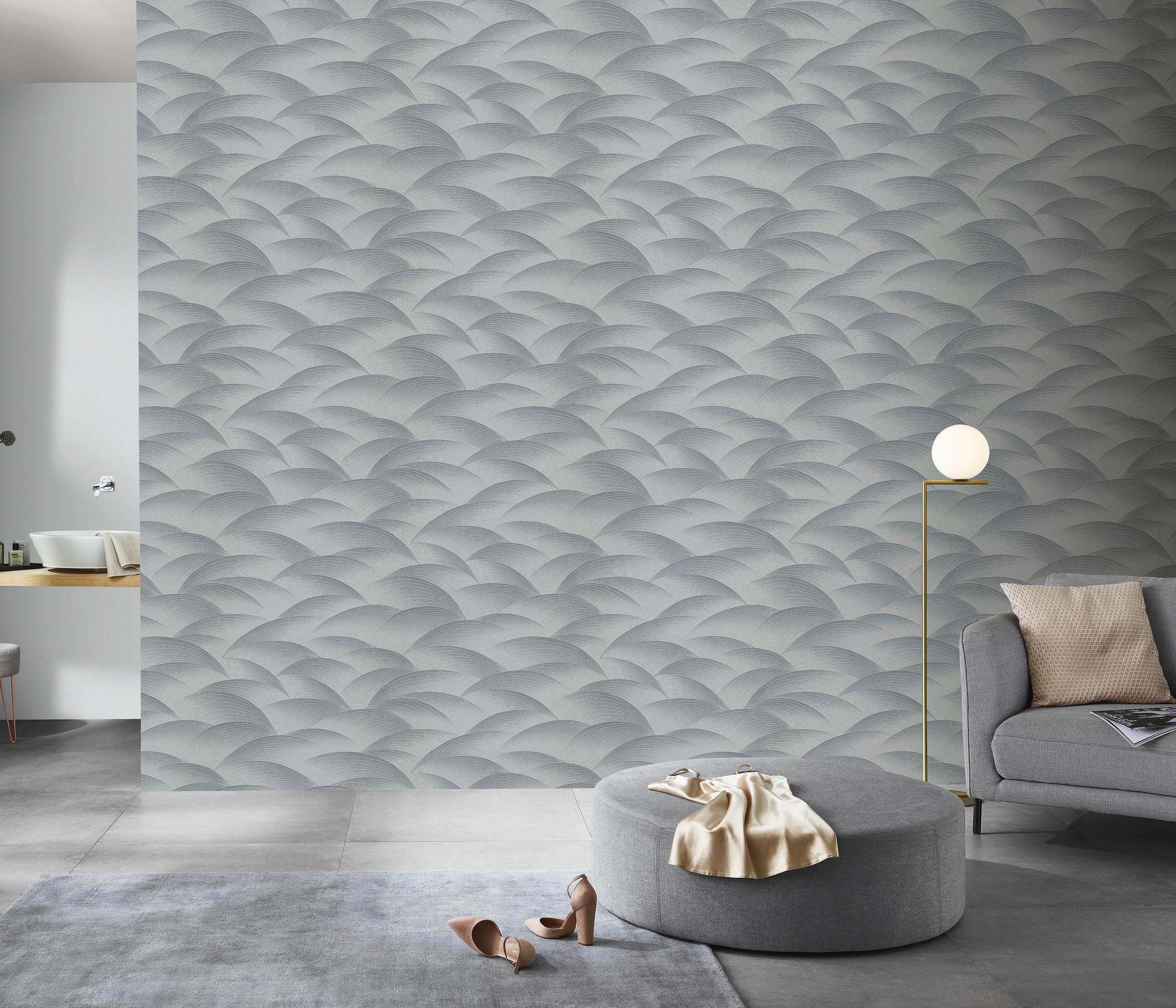 Fashion for walls Vliestapete »Sparkling Sea«, glänzend, Phthalate frei