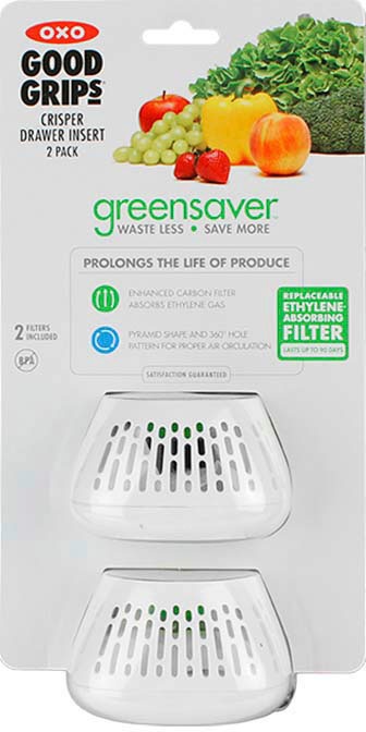 Oxo Good Grips Aktivkohlefilter Frischeeinsatz in weiß