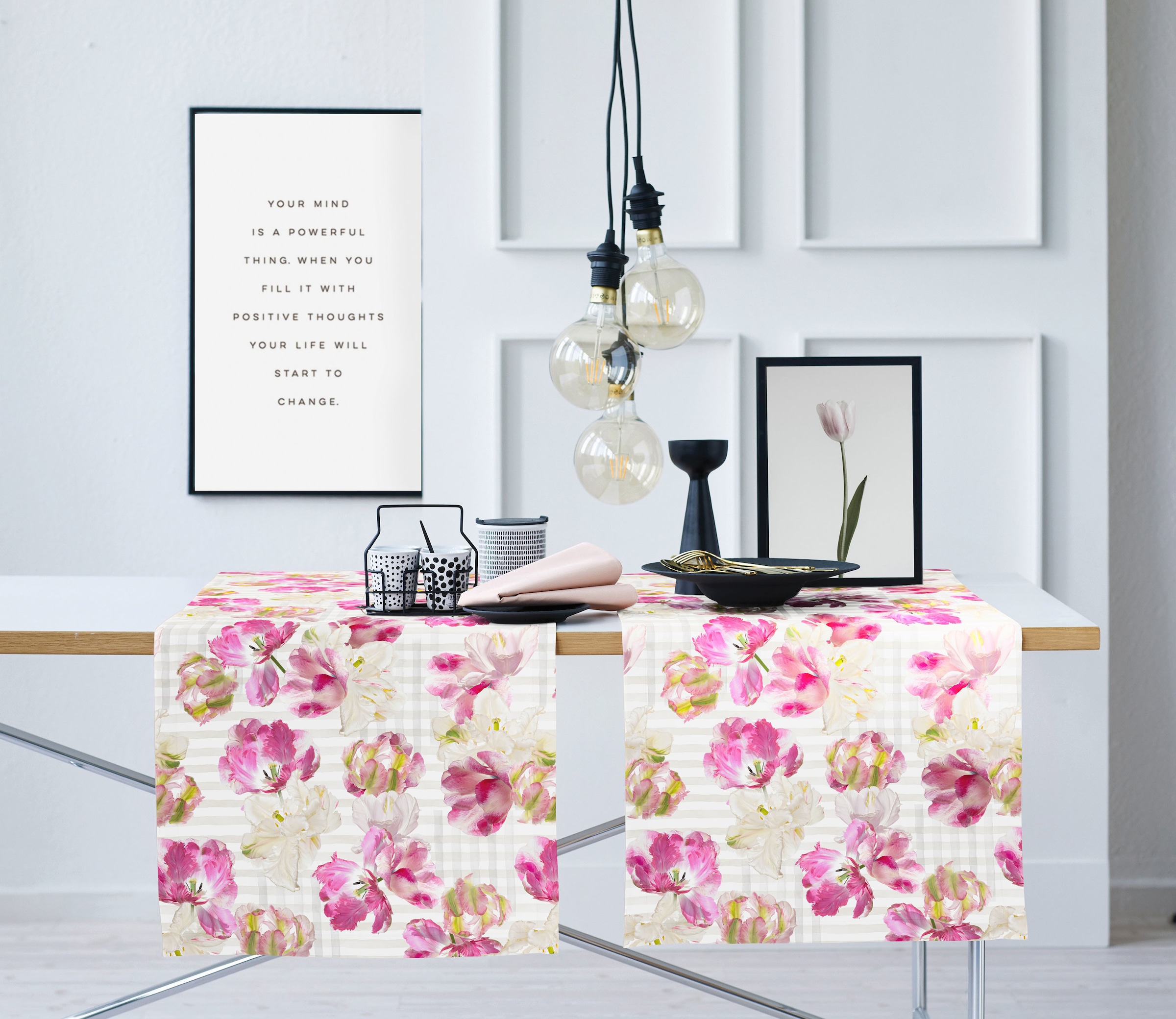 APELT Tischläufer »6405 SPRINGTIME, Frühjahrsdeko, Frühling« Digitaldruck