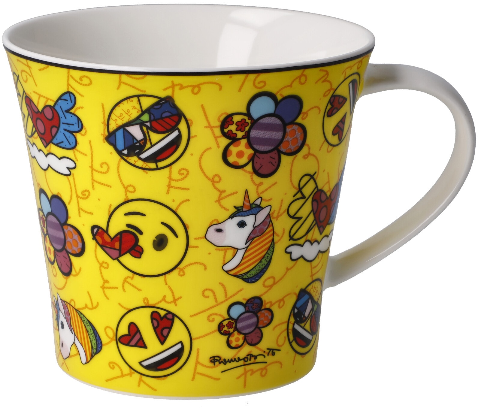 Goebel Tasse »Britto Emojis«, Pop Art, Coffee-/Tea Mug, Emoji® by BRITTO® - Summer Feelings