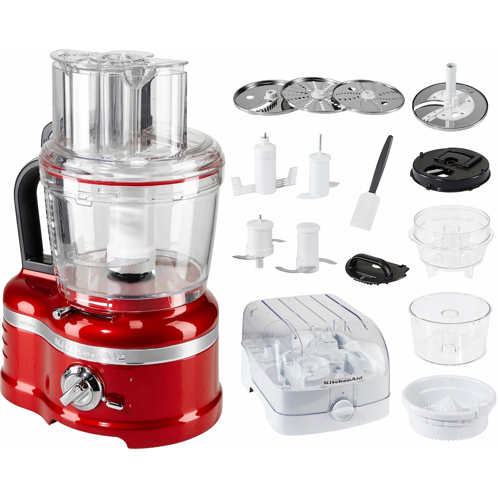 KitchenAid Zerkleinerer »5KFP1644ECA LIEBESAPFEL-ROT«, 650 W