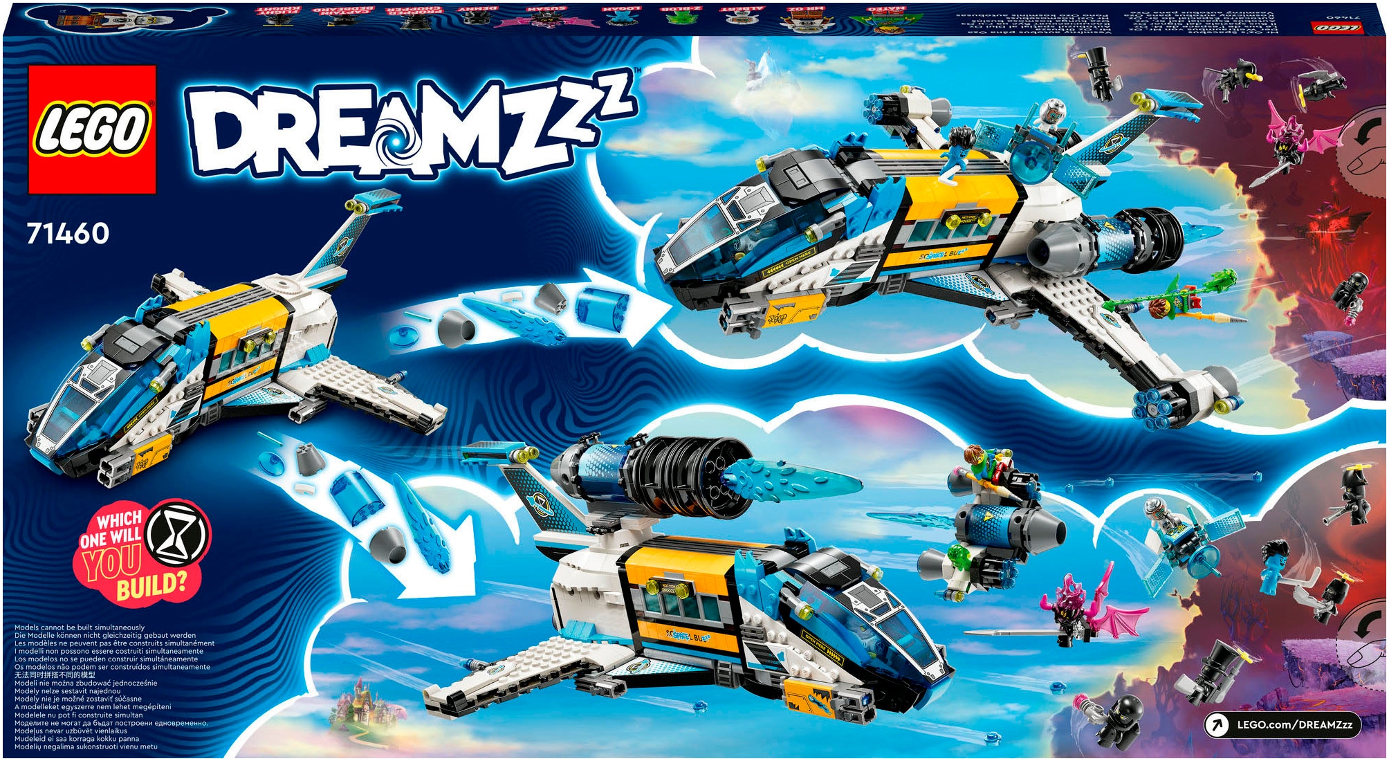 LEGO® Konstruktionsspielsteine »Der Weltraumbus von Mr. Oz (71460), LEGO® DREAMZzz™«, (878 St.), Made in Europe