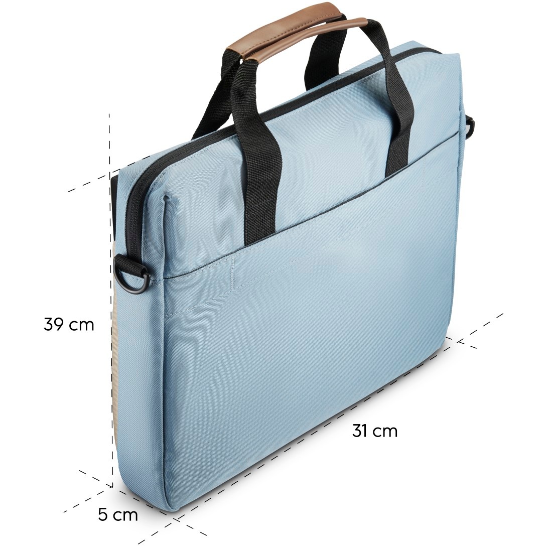 Hama Laptoptasche »Notebooktasche für 34-36 cm (13,3 -14,1 Zoll), Trolleyband« Polyester, Laptopfach, Vordertasche Organizerstruktur