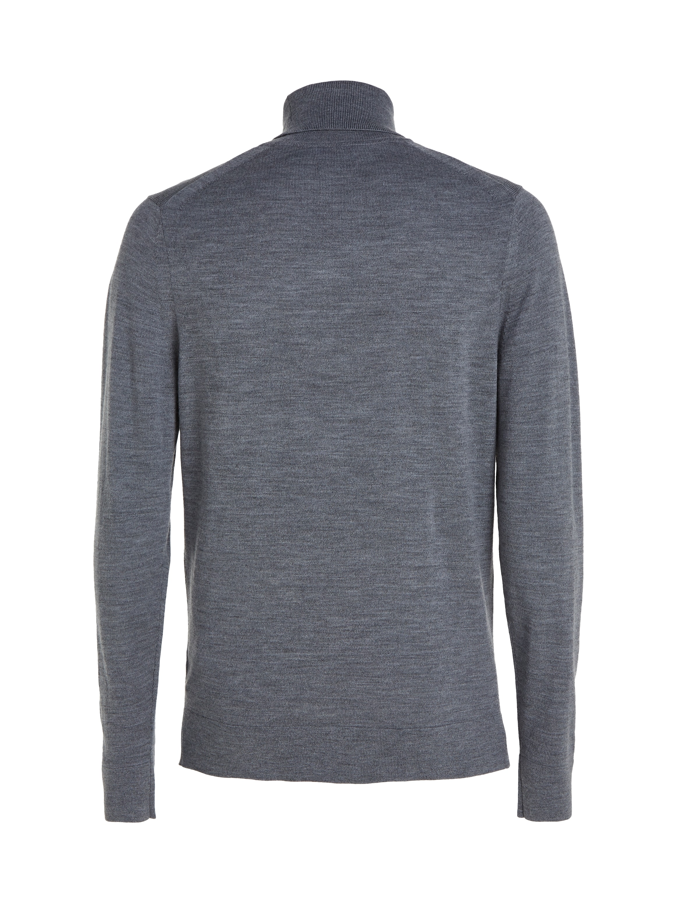 Calvin Klein Rollkragenpullover »SUPERIOR WOOL TURTLE NECK«, mit Logostickerei