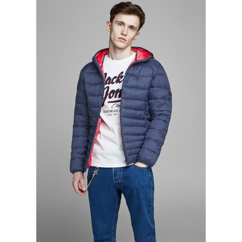 Jack & Jones Steppjacke »BOMB PUFFER HOOD«, mit Kapuze