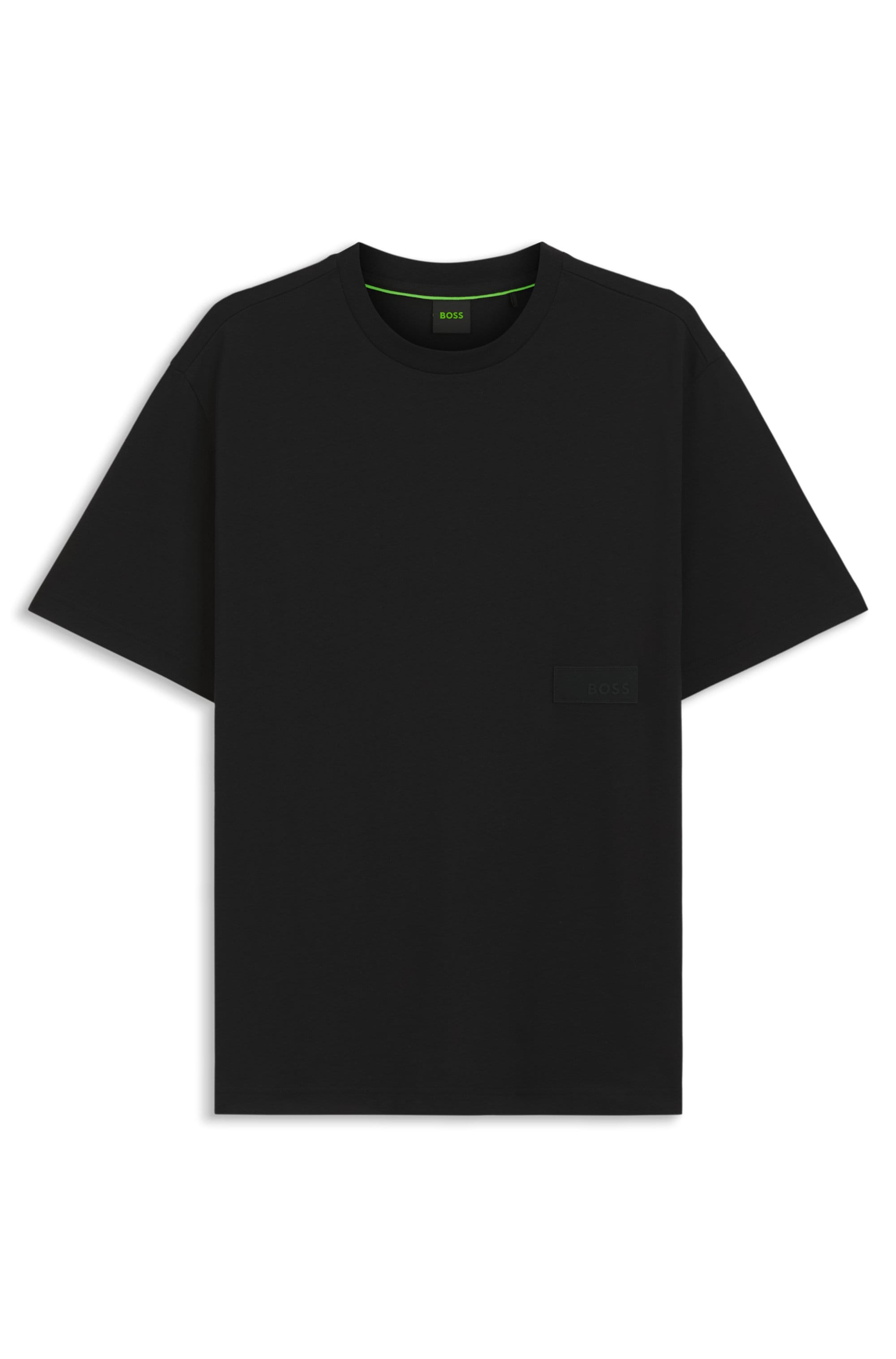 BOSS GREEN T-Shirt »TS Structure« 100% Cotton, Regular Fit, Rundhalsausschnitt