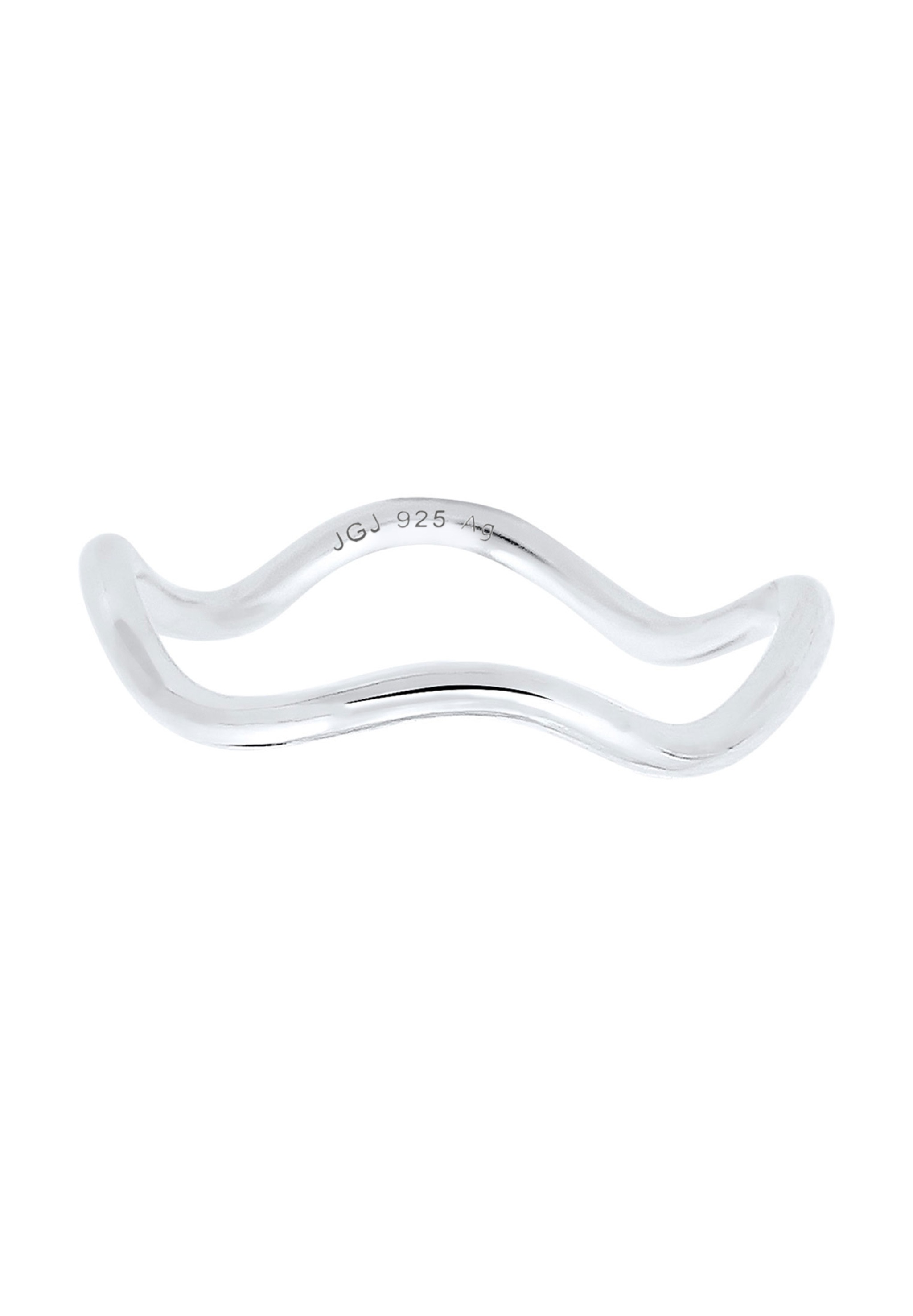 Elli Silberring »Ring Wellen Minimal Geo 925 Sterling Silber«