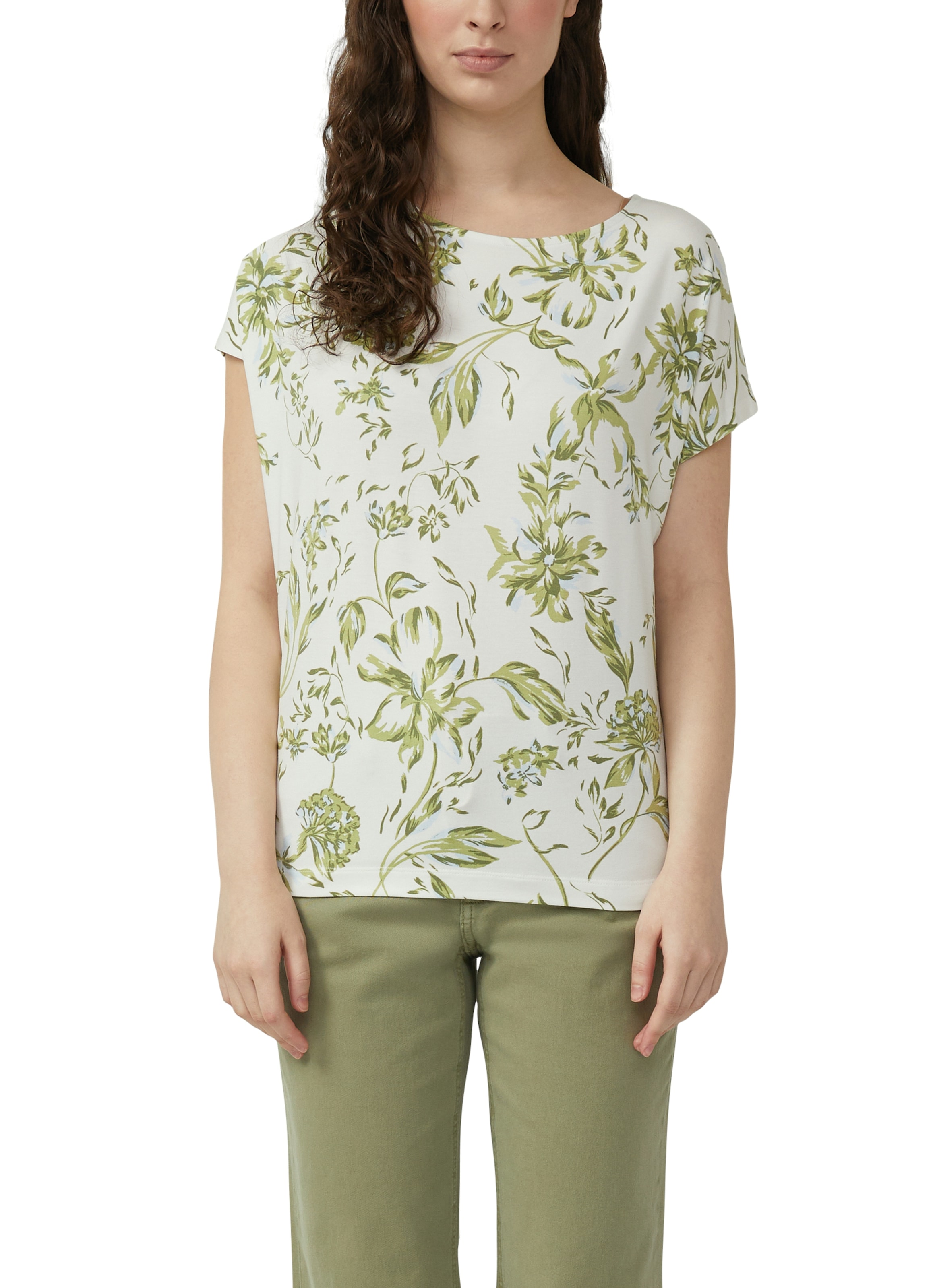 s.Oliver Blusenshirt Sommershirt mit floralem Muster