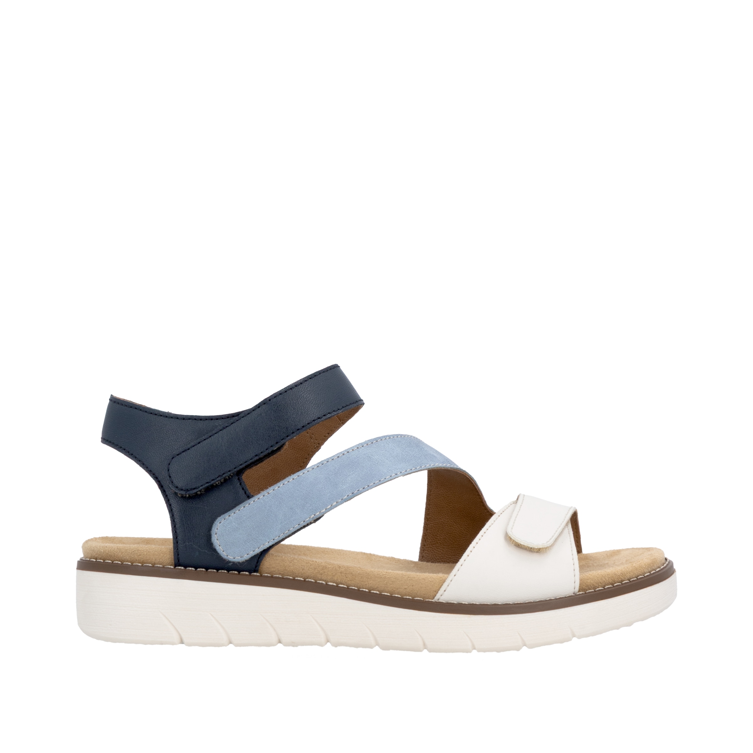 Remonte Sandale  Sommerschuh, Klettschuh, Sandalette, Riemchensandale mit Softfußbett