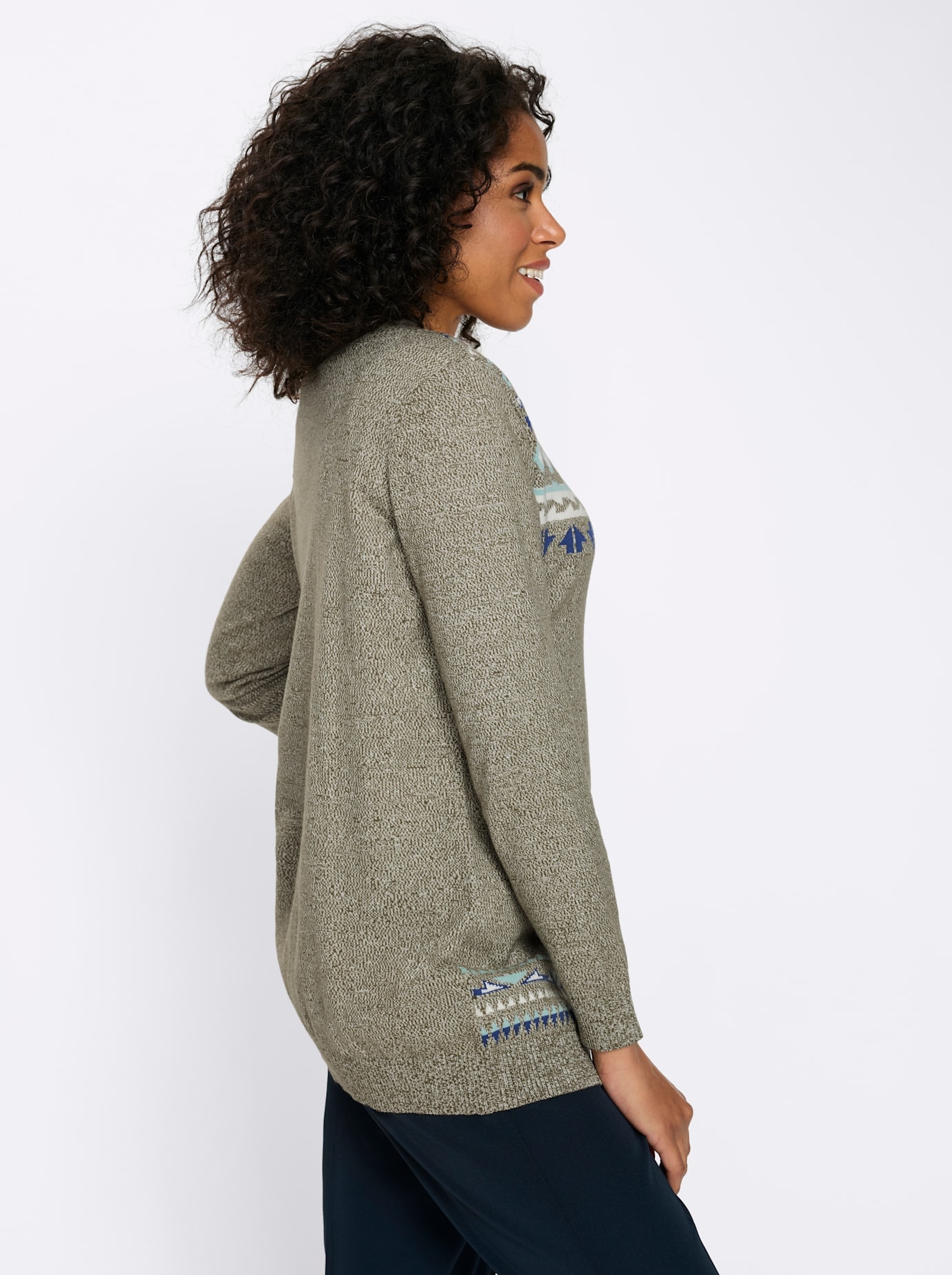 Classic Basics Longstrickjacke