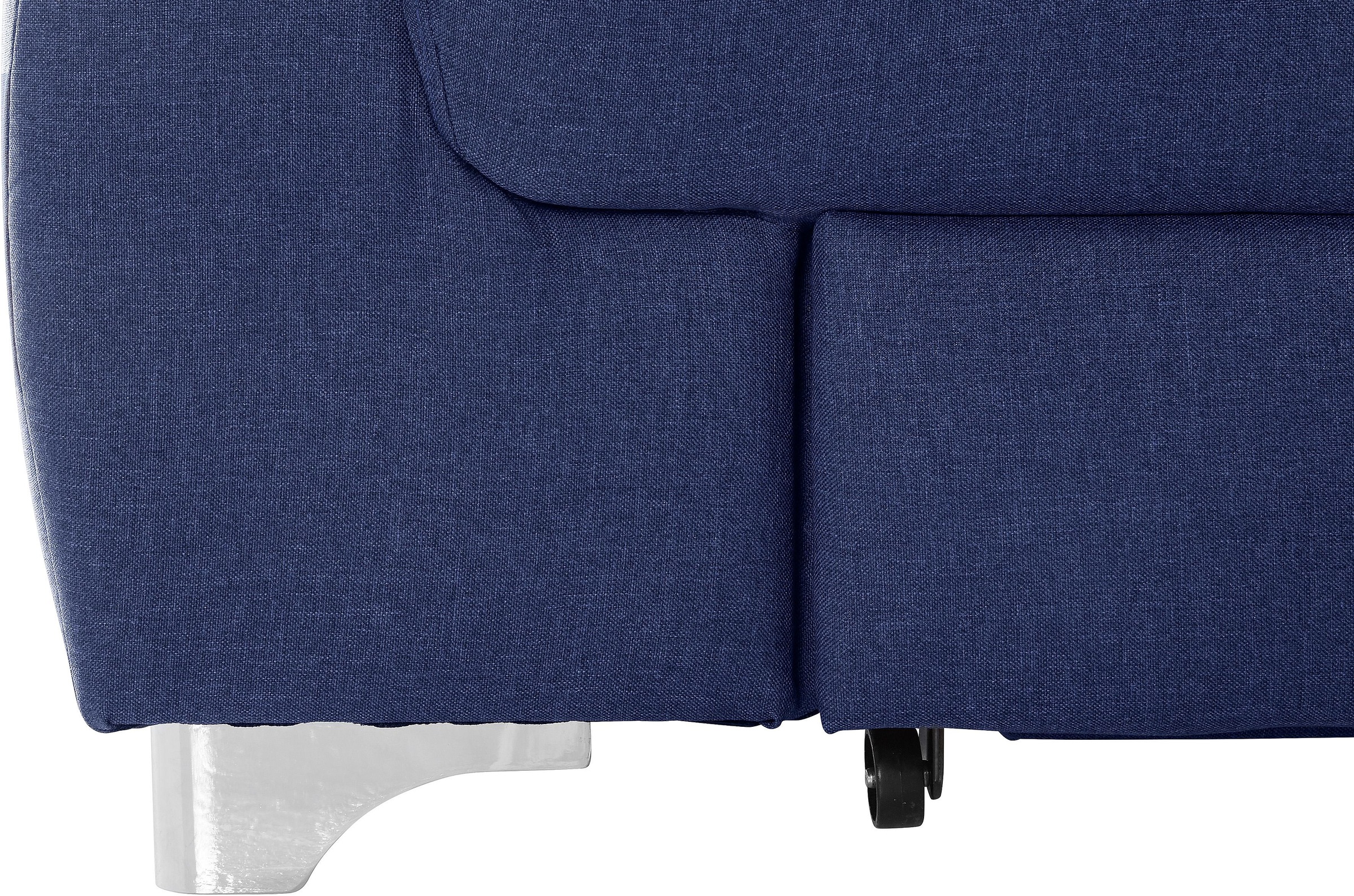 DOMO collection Ecksofa »Mira, inklusive Kopfteilverstellung für mehr Wohlfühlkomfort, L-Form«, wahlweise mit Bettfunktion und Bettkasten, elegant und modern