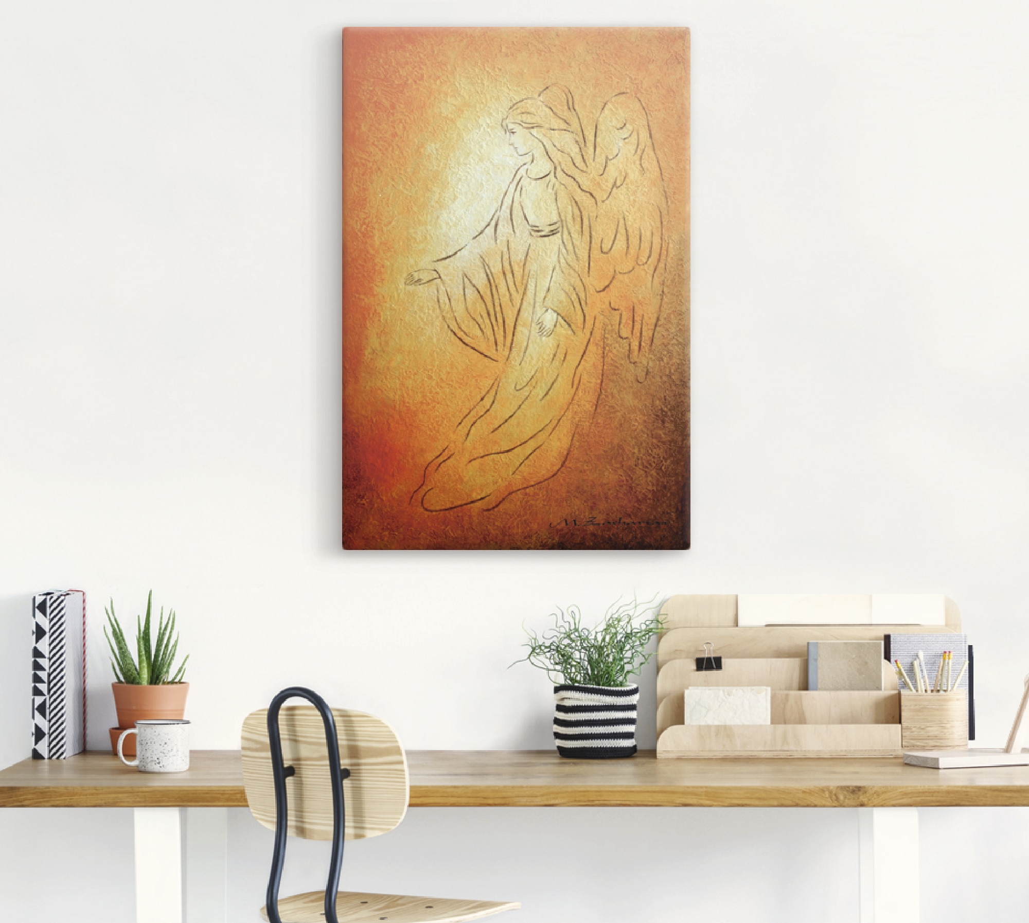 Artland Wandbild »Engel der Heilung - Engelkunst«, Religion, (1 St.), als Alubild, Outdoorbild, Leinwandbild, Poster, Wandaufkleber