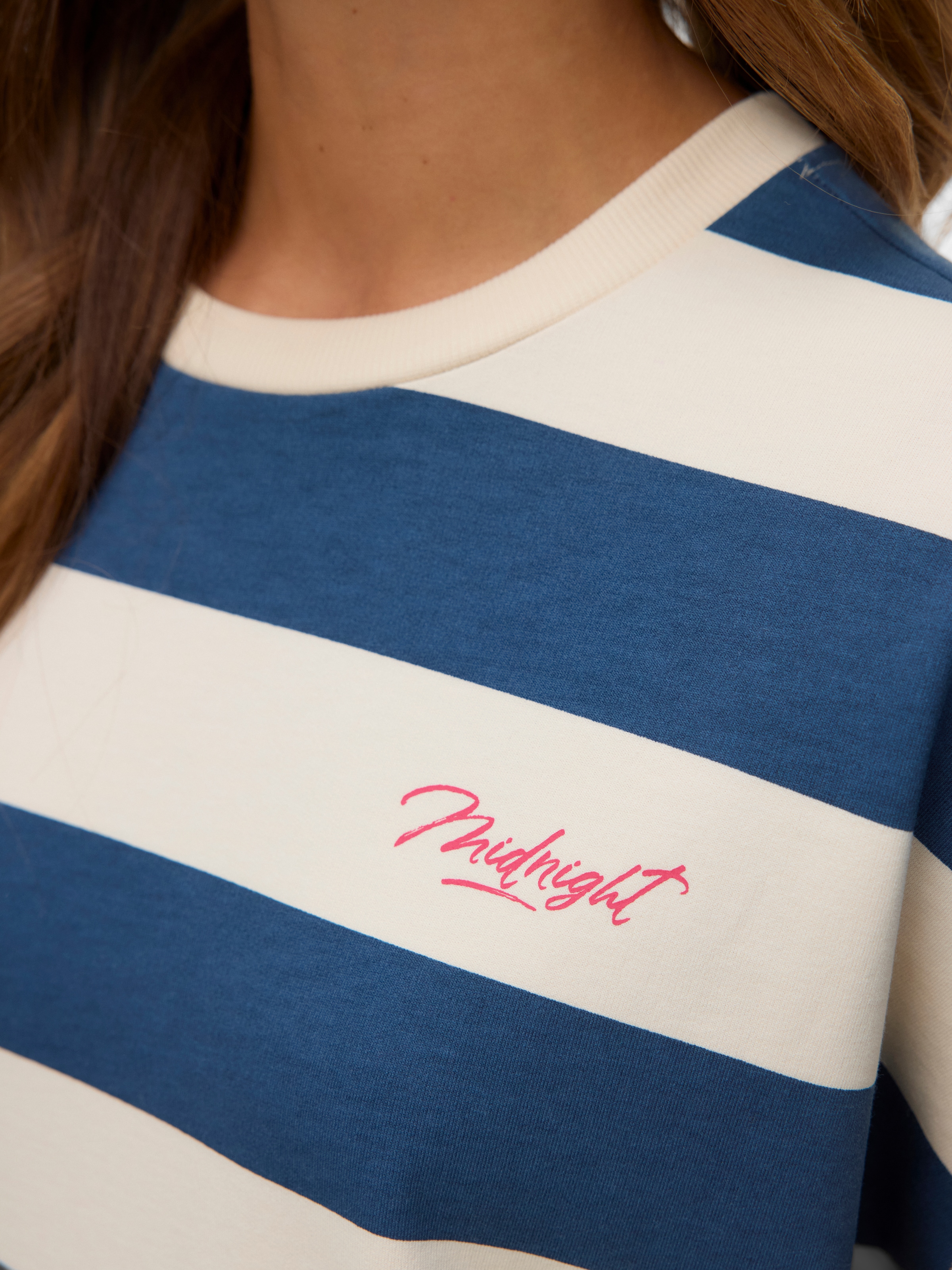 Vero Moda Sweatshirt »VMVIOLA BEA LS SWEAT BOX JRS«, Color Block Streifen
