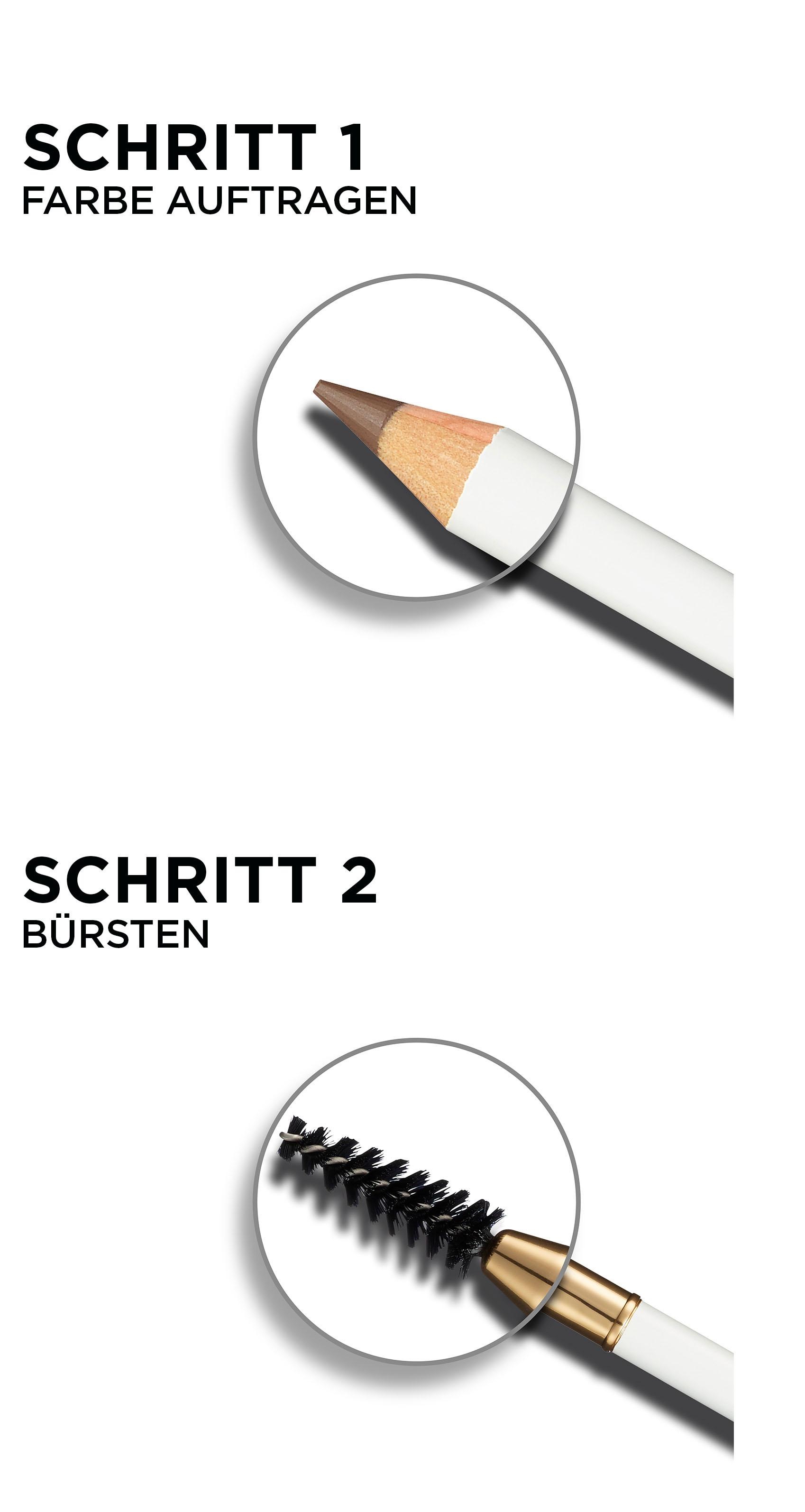 L'ORÉAL PARIS Augenbrauen-Stift »Age Perfect Brow Definition«, mit besonders feuchtigkeitsspendenden und pflegenden Texturen