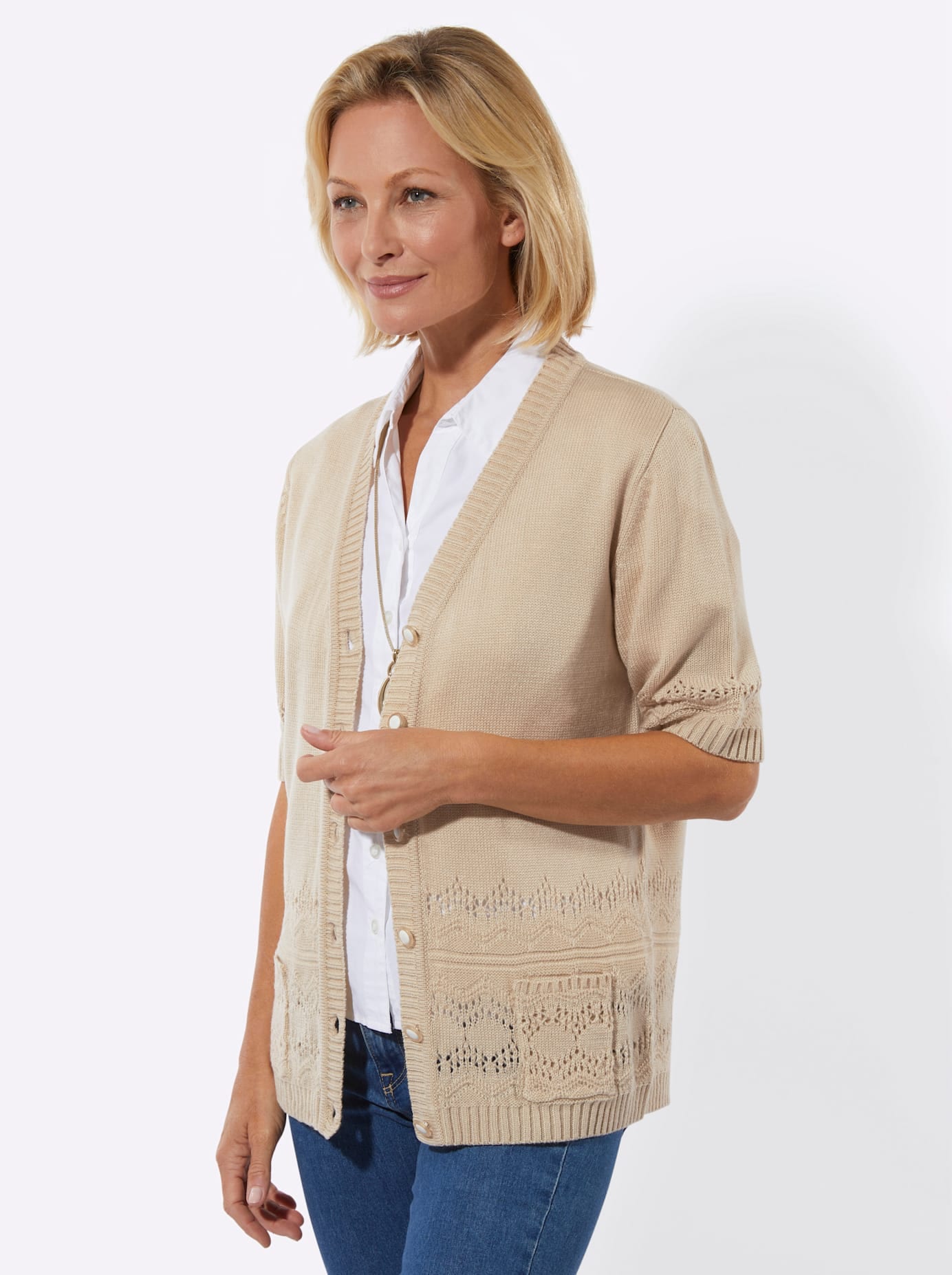 Classic Basics Strickjacke