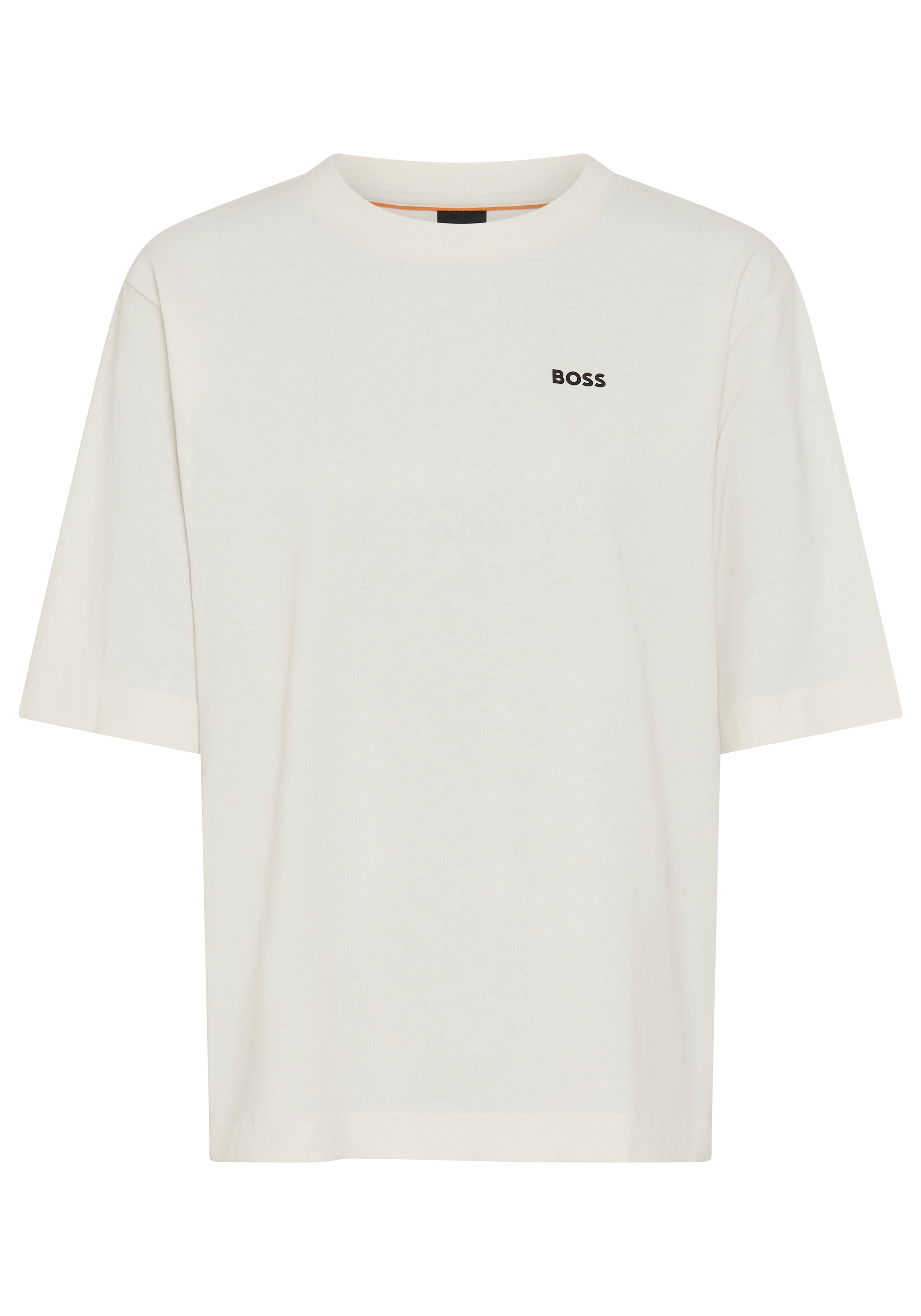 BOSS ORANGE T-Shirt »Eregular Premium Damenmode« mit Logo-Detail, Relaxed Fit
