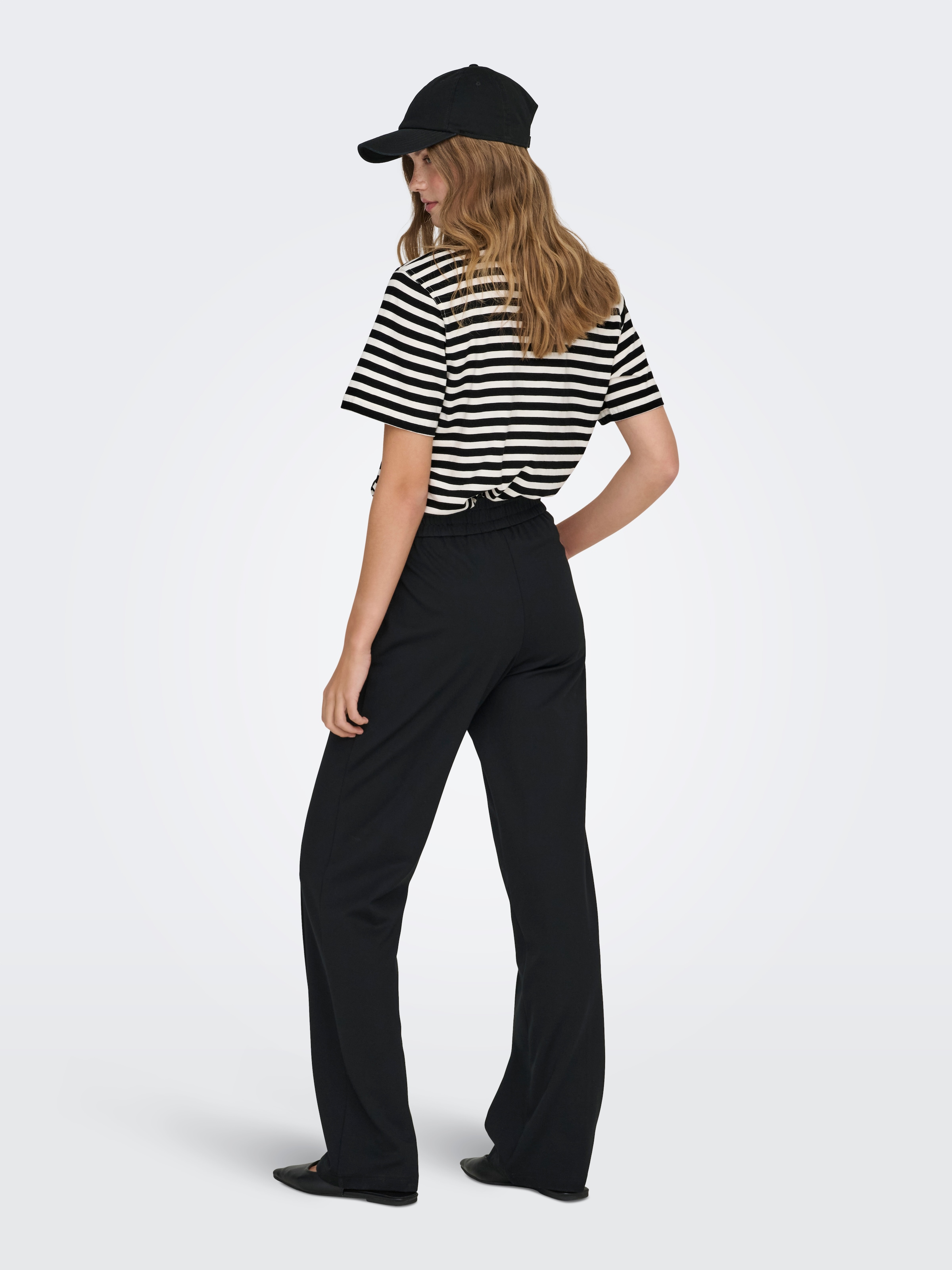 ONLY Kurzarmshirt »ONLLIVINA S/S STRIPE TEE JRS NOOS«