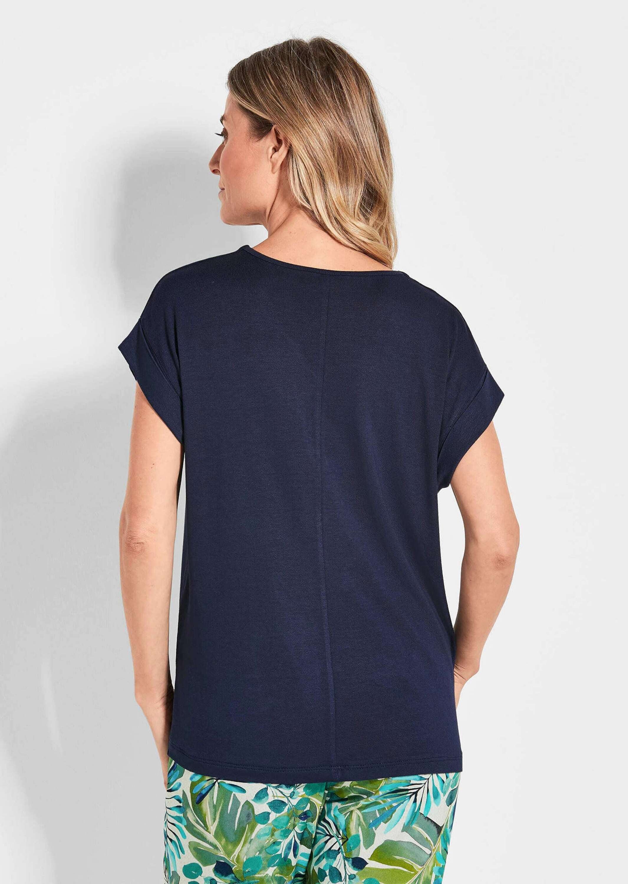 GOLDNER Kurzarmshirt »Uni leichtes Shirt Viertelarm«