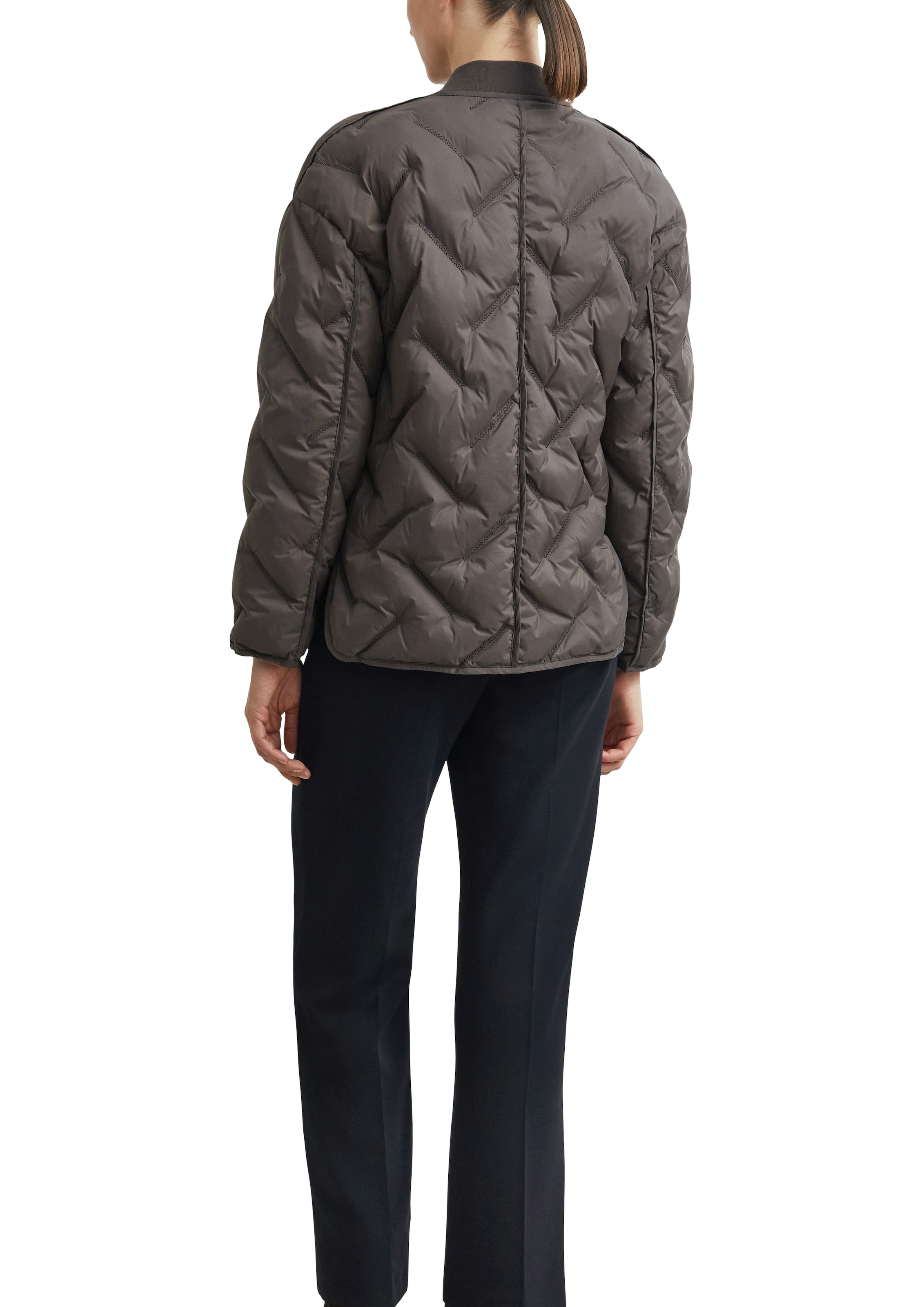 Comma Steppjacke ohne Kapuze im Blouson-Stil und mit Reißverschluss