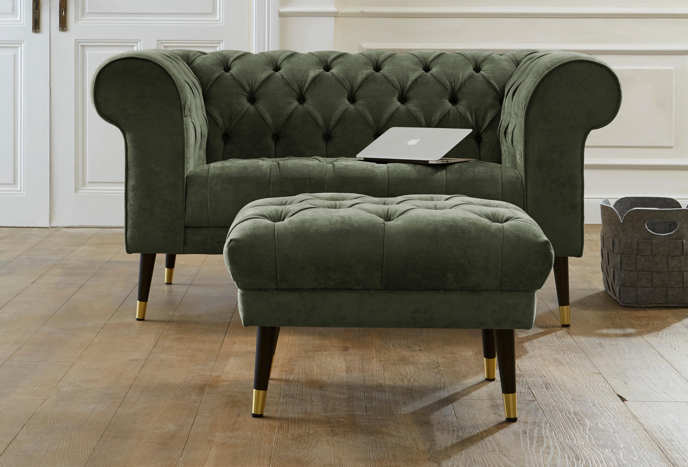 Guido Maria Kretschmer Home&Living Chesterfield-Sofa »Tinnum«