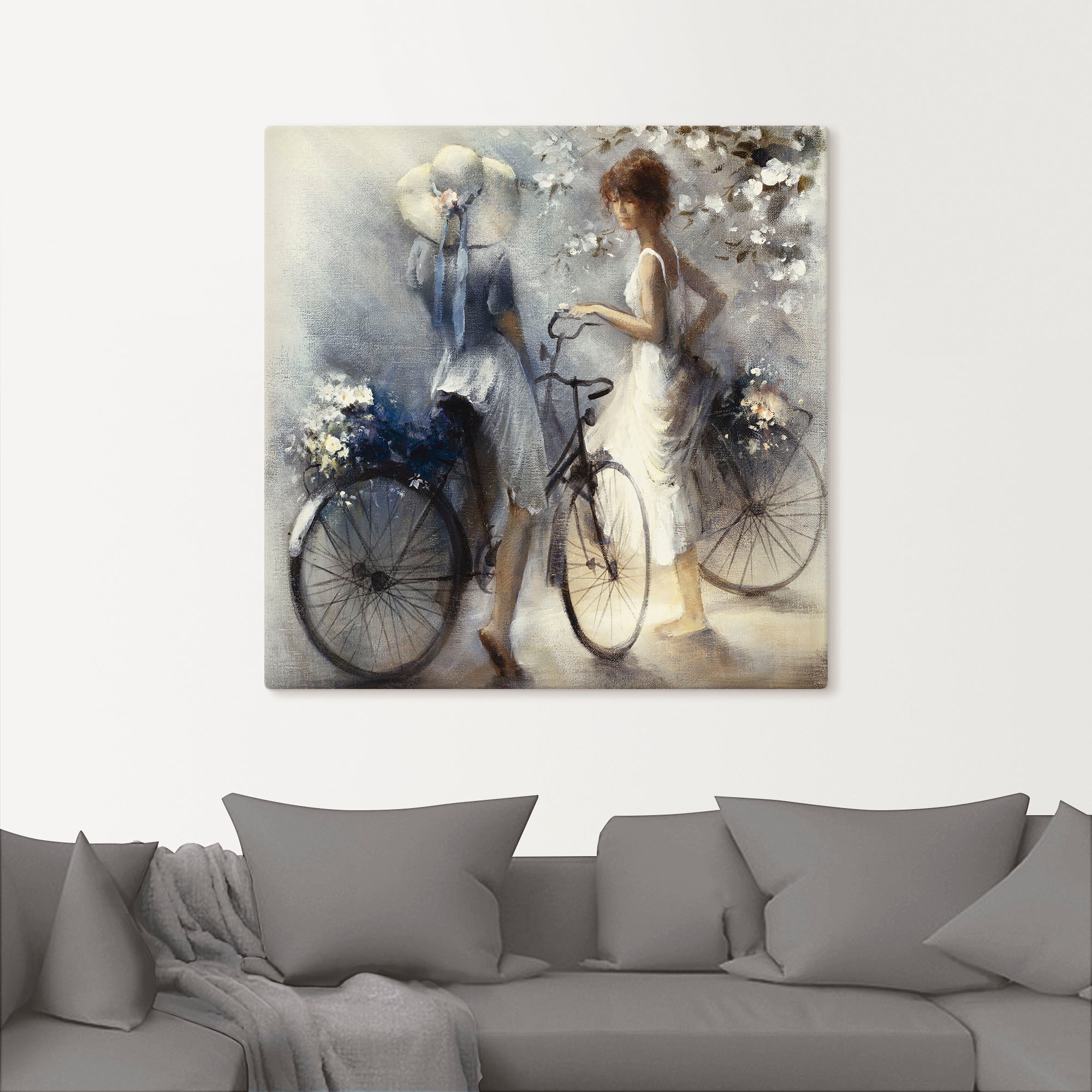 Artland Wandbild »Frühling III«, Frau, (1 St.), als Leinwandbild, Poster, Wandaufkleber in verschied. Größen