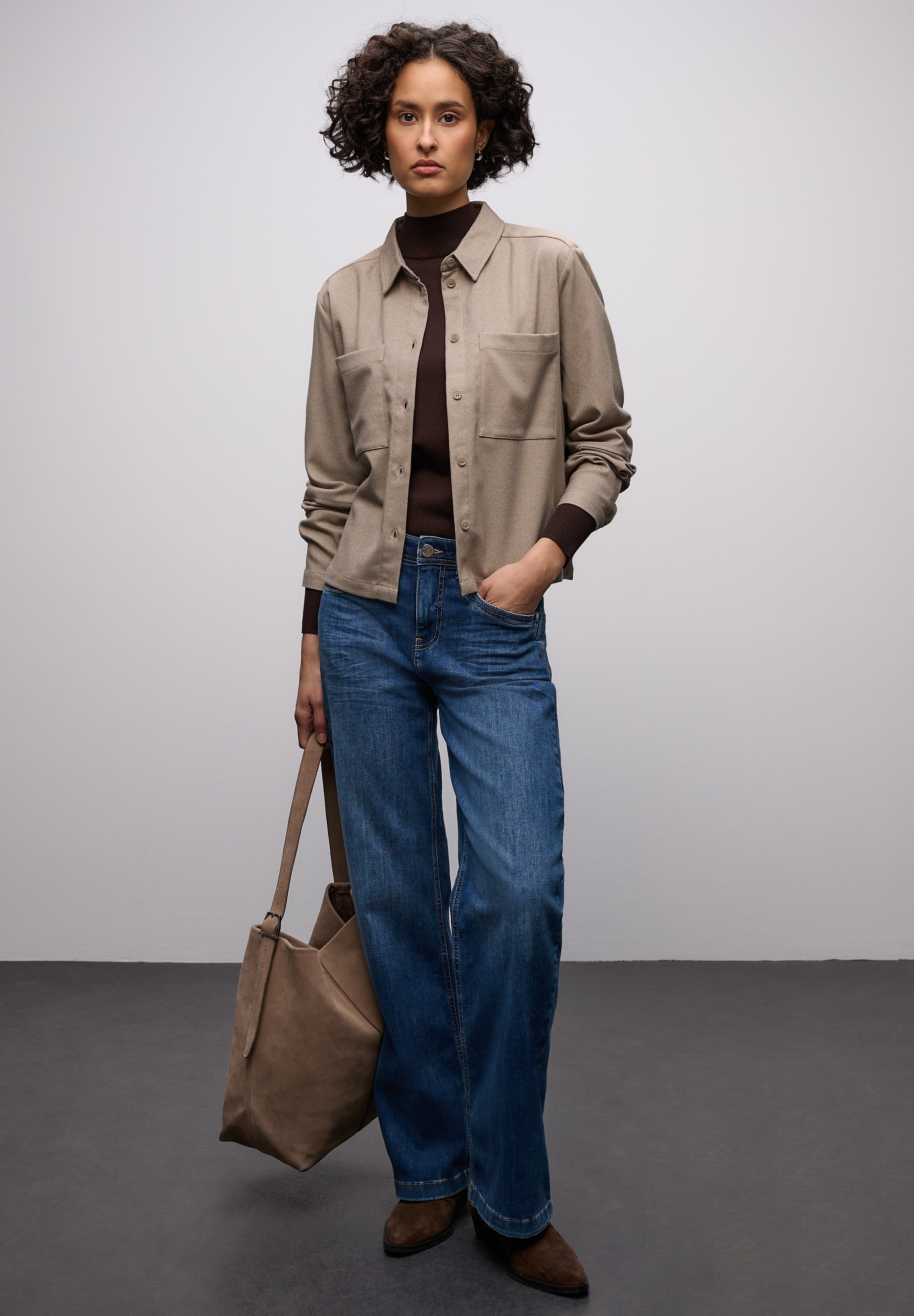 STREET ONE Hemdbluse mit Taschen