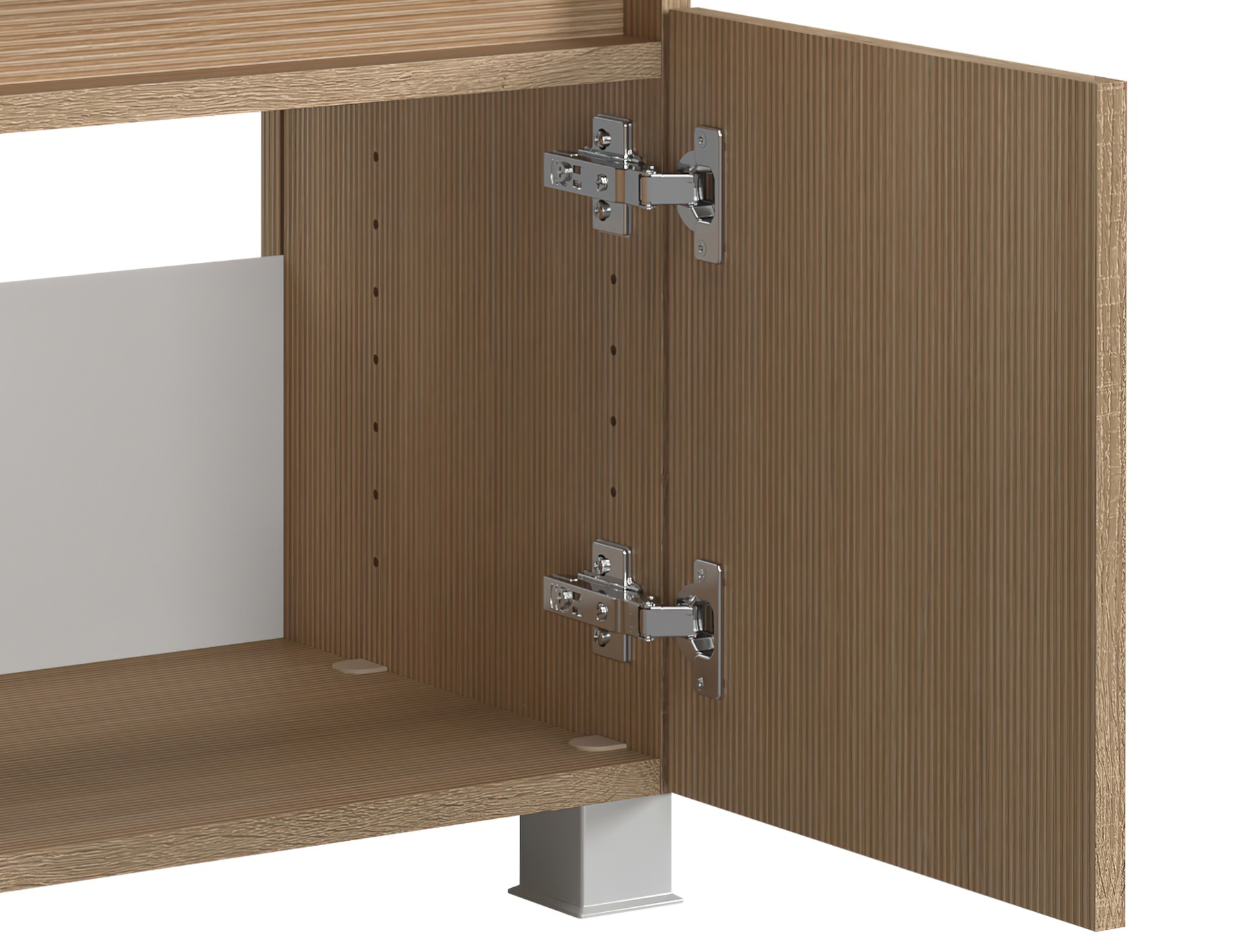 welltime Badmöbel-Set »Eixo«, Set 120 cm breit, Badmöbel mit LED-Beleuchtung
