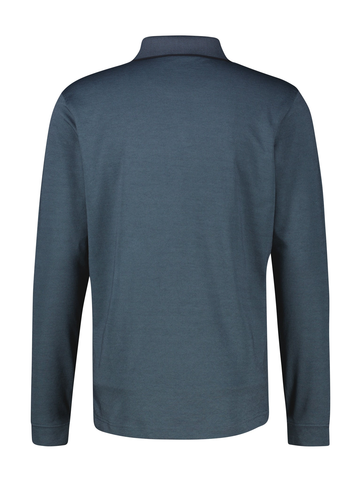 LERROS Langarm-Poloshirt mit Logo-Stickerei