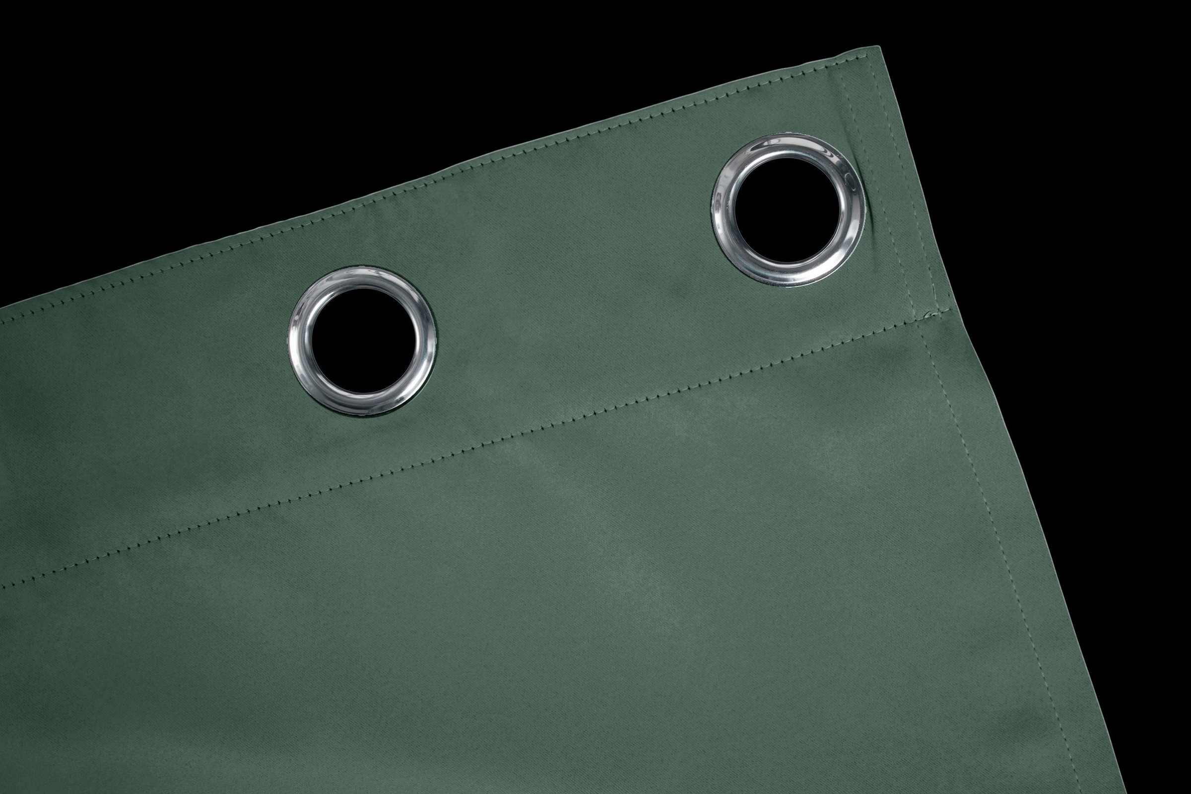 OTTO home Verdunkelungsvorhang »Solana« Ösen 2 Stk. tlg. 2-er Set, Breite 140 cm, einfarbig