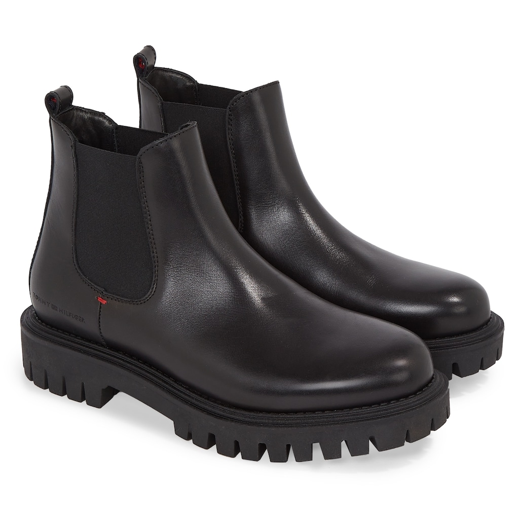 Tommy Hilfiger Chelseaboots »PREMIUM CASUAL CHUNKY LTH CHELS«