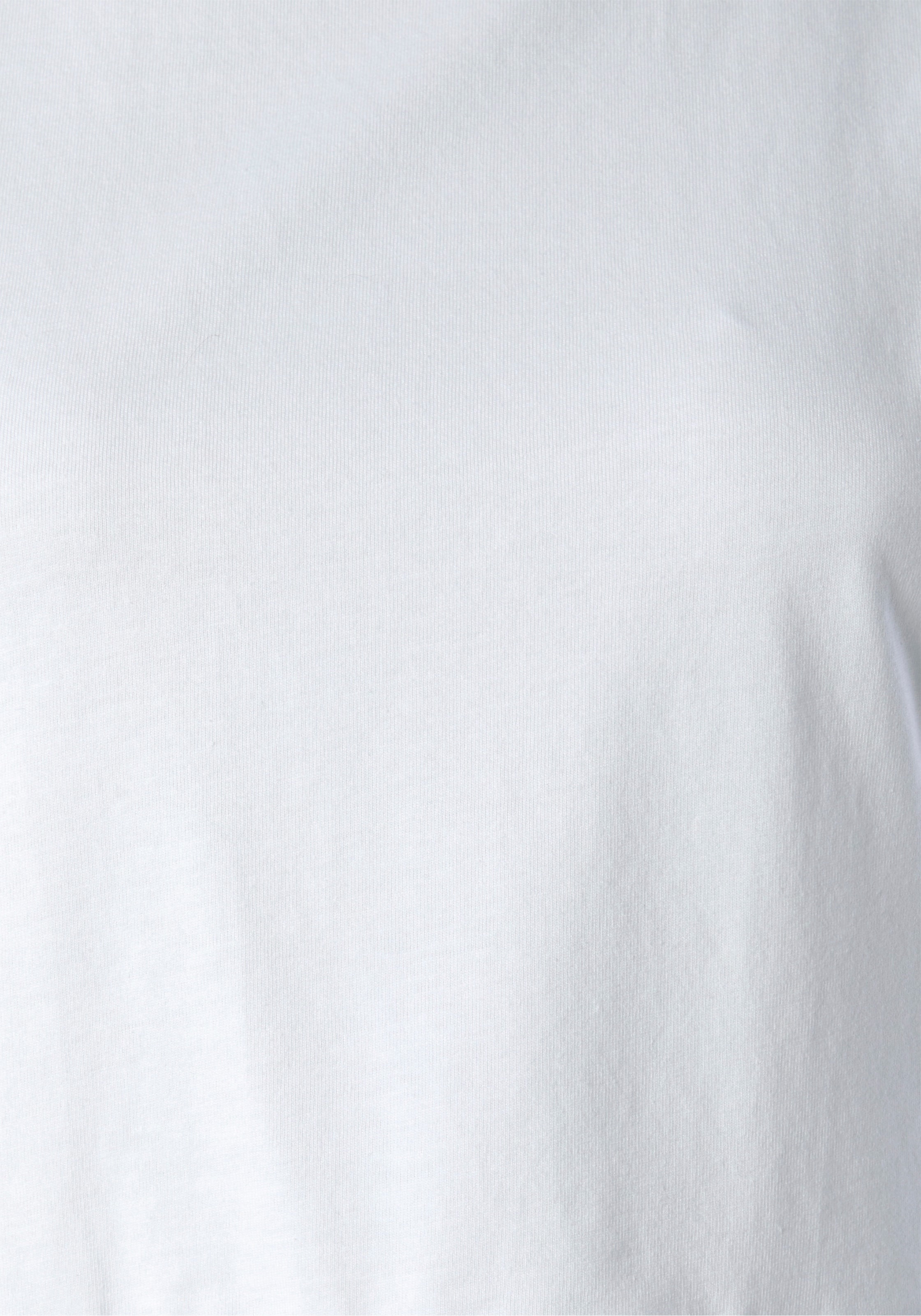 LASCANA Schößchenshirt, aus Baumwolle