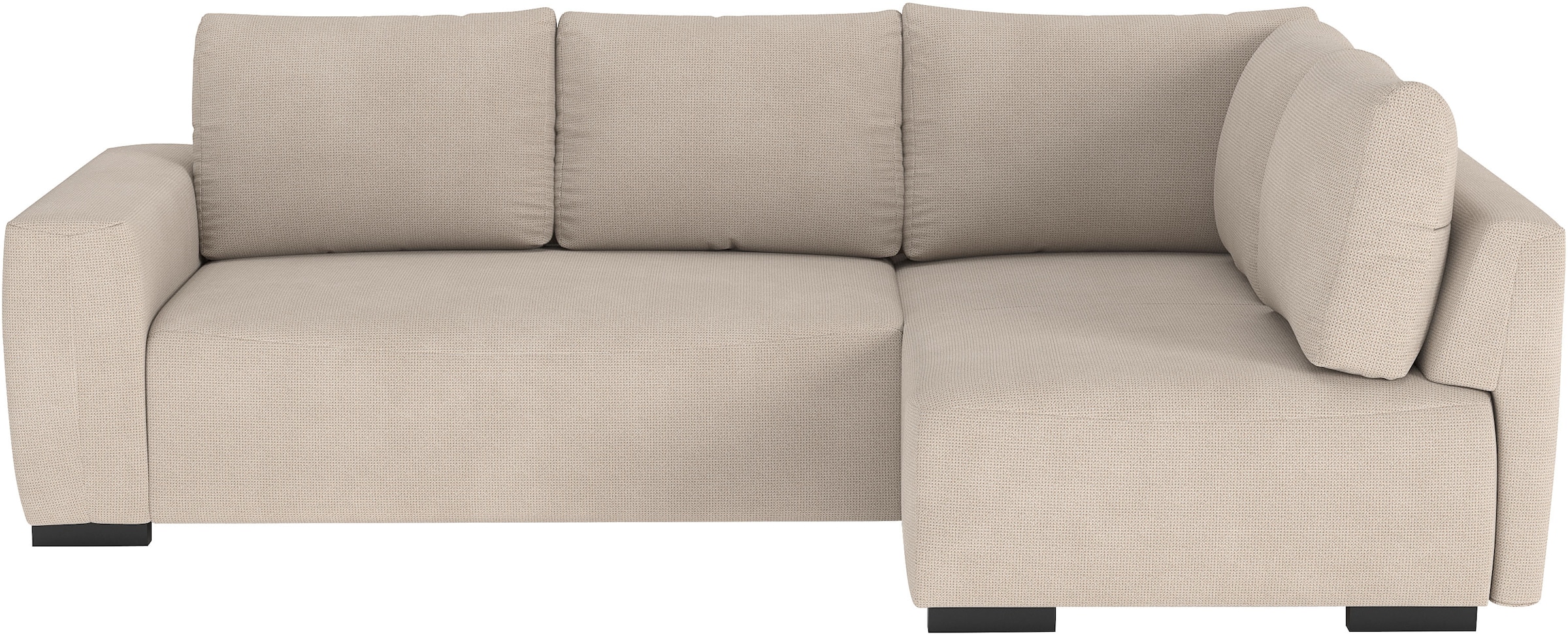 COTTA Ecksofa »Giro L-Form, Ottomane, Breite 252 cm« wahlweise mit Bettkasten und Trendbezug CORD!