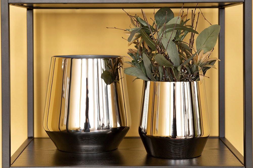 Fink Tischvase »LINEA«, (1 St.), aus Edelstahl