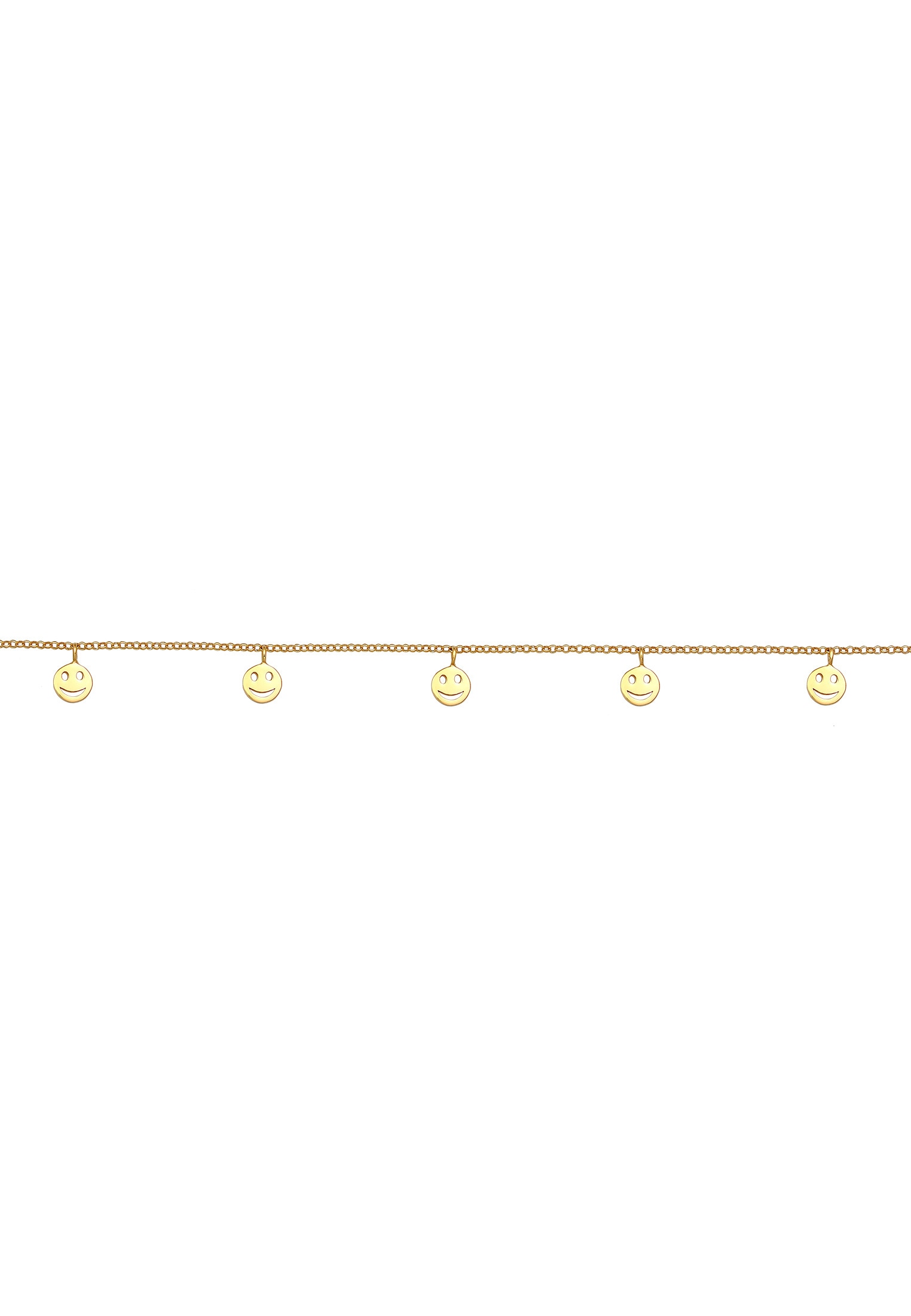 Elli Choker »Halskette Choker Kette Basic Smiling 925 Silber«